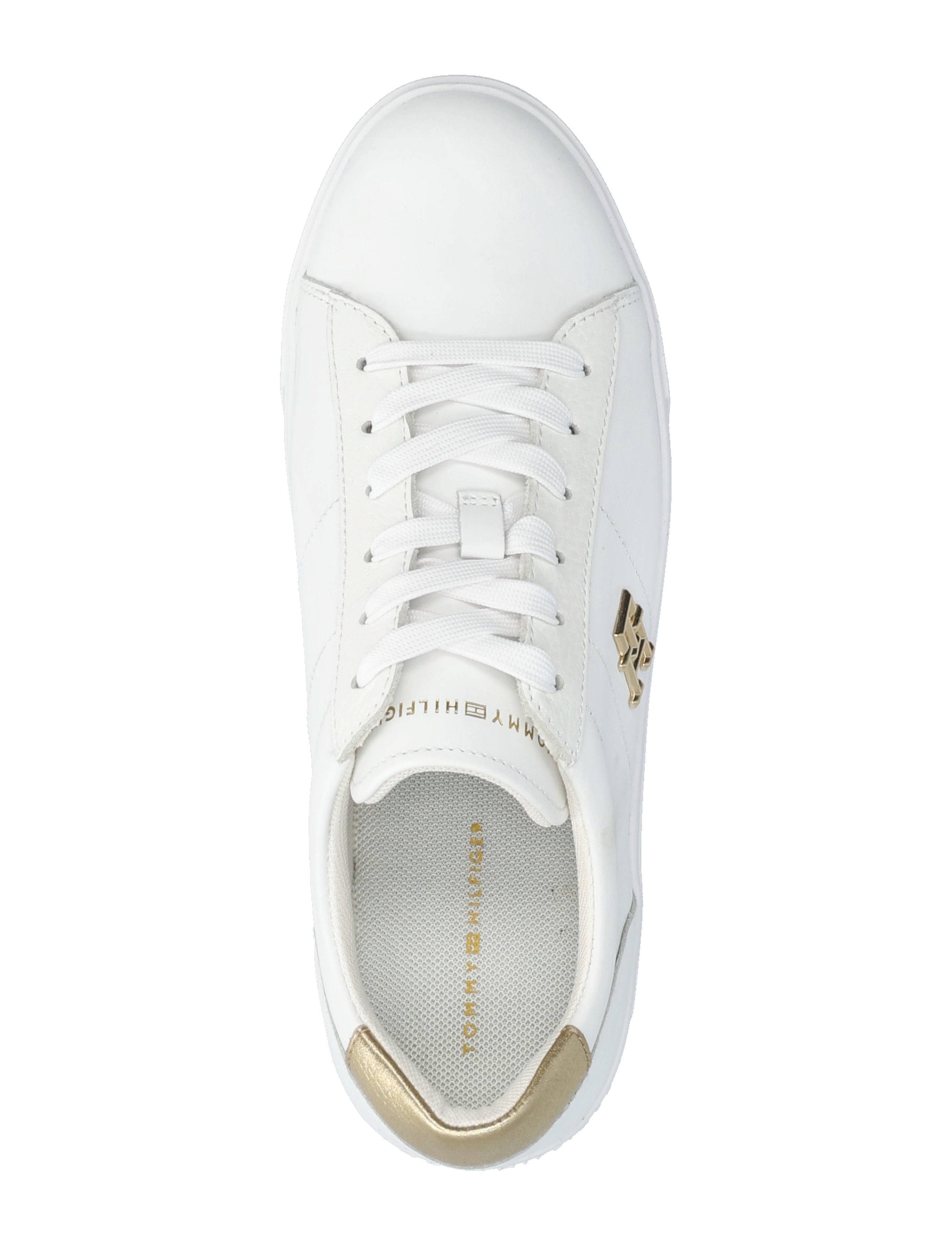 Tommy Hilfiger - PLATFORM COURT SNEAKER METALLICS - white - 3