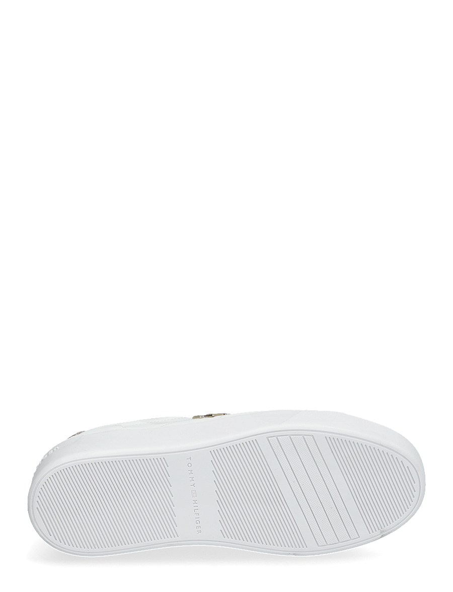 Tommy Hilfiger - PLATFORM COURT SNEAKER METALLICS - white - 4