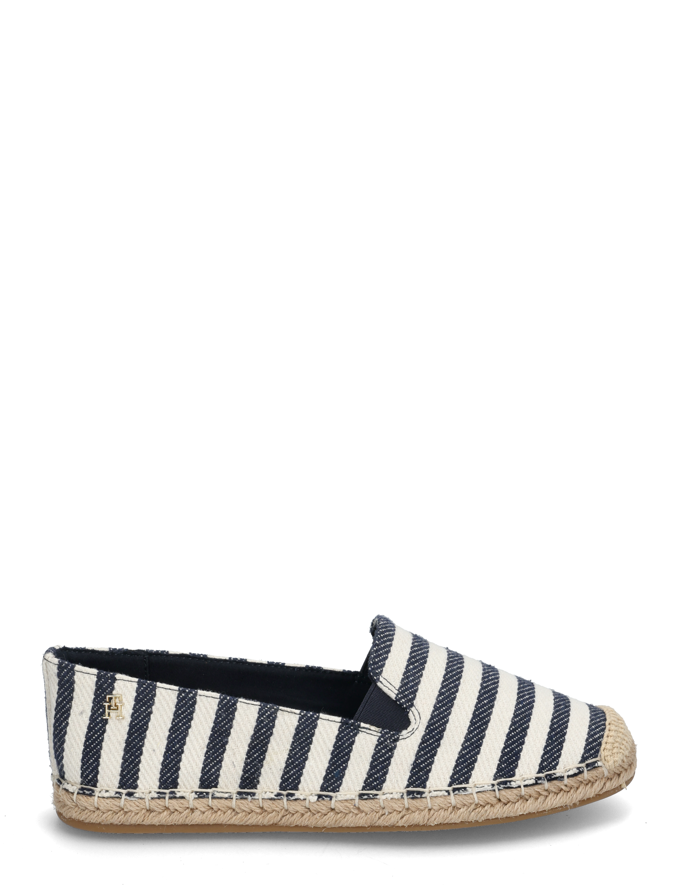 Tommy Hilfiger - NAUTICAL STRIPE ESPADRILLE - space blue itacha stripes - 1
