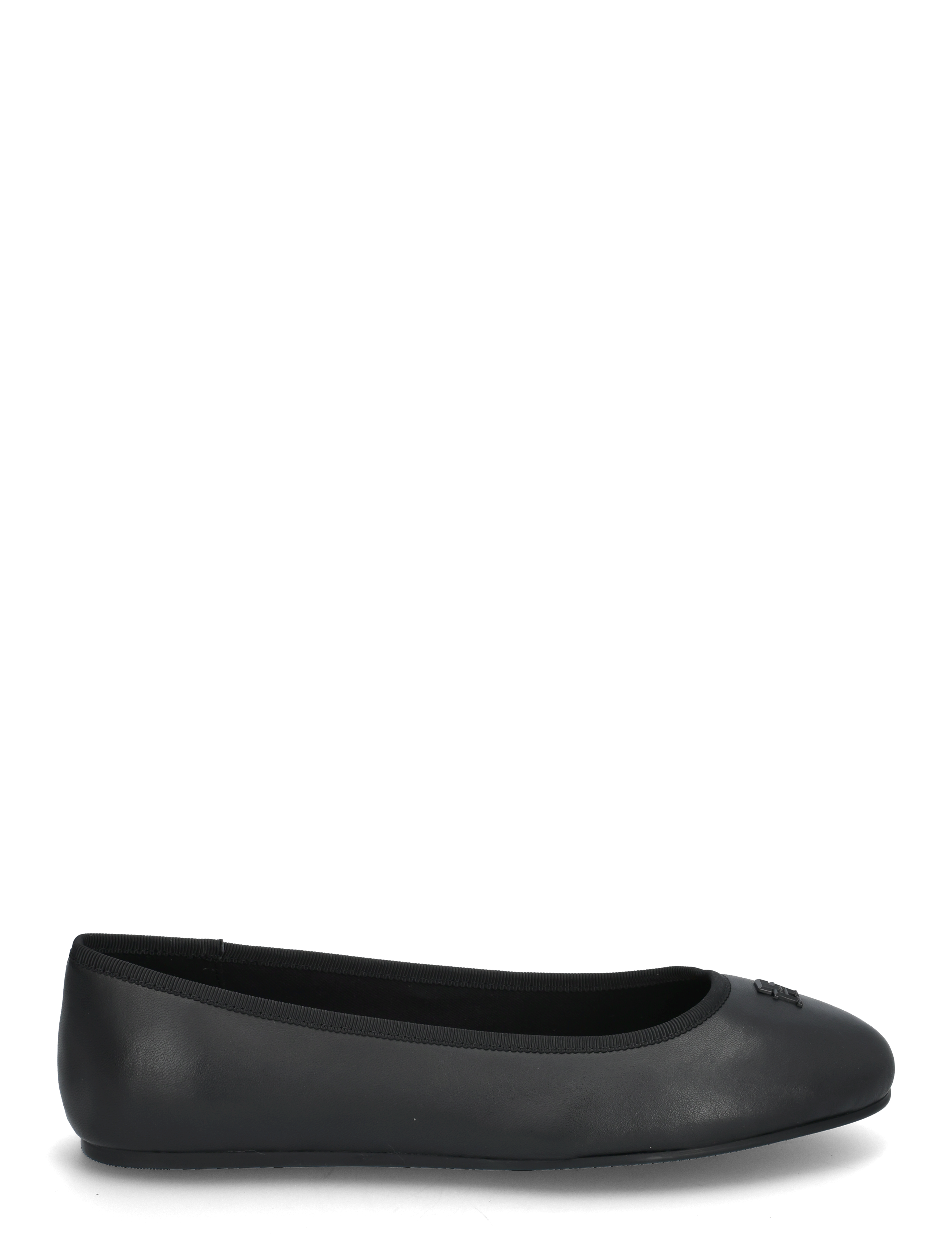 Tommy Hilfiger - TH HARDWARE LEATHER BALLERINA - black - 1