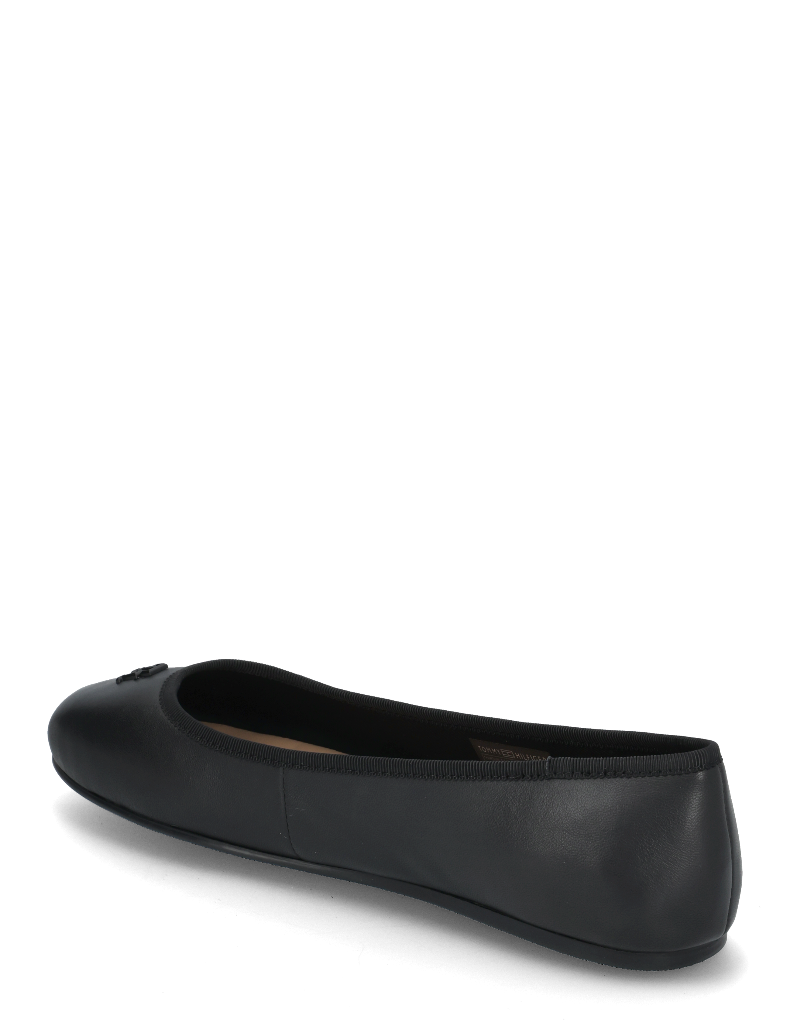 Tommy Hilfiger - TH HARDWARE LEATHER BALLERINA - black - 2