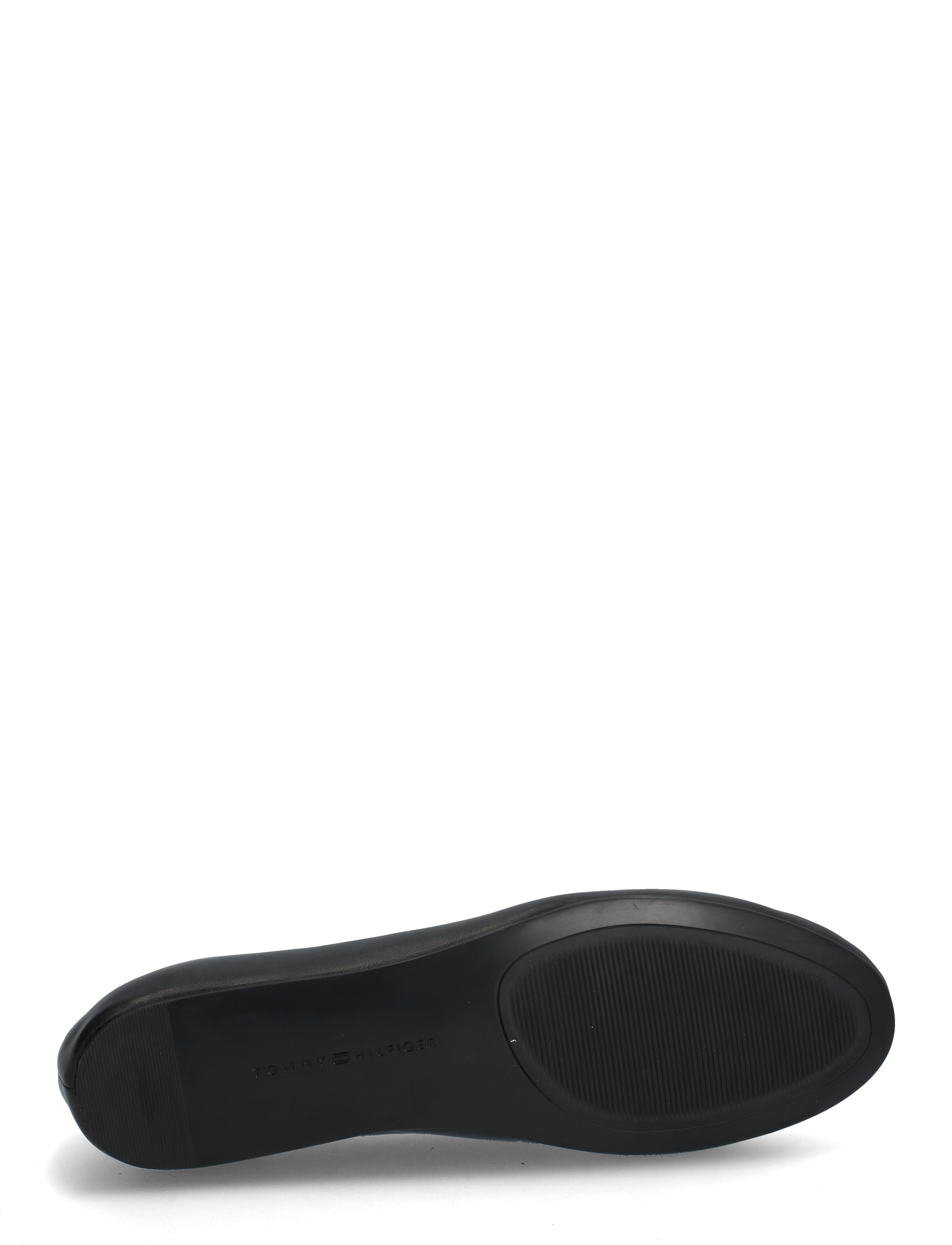 Tommy Hilfiger - TH HARDWARE LEATHER BALLERINA - black - 4