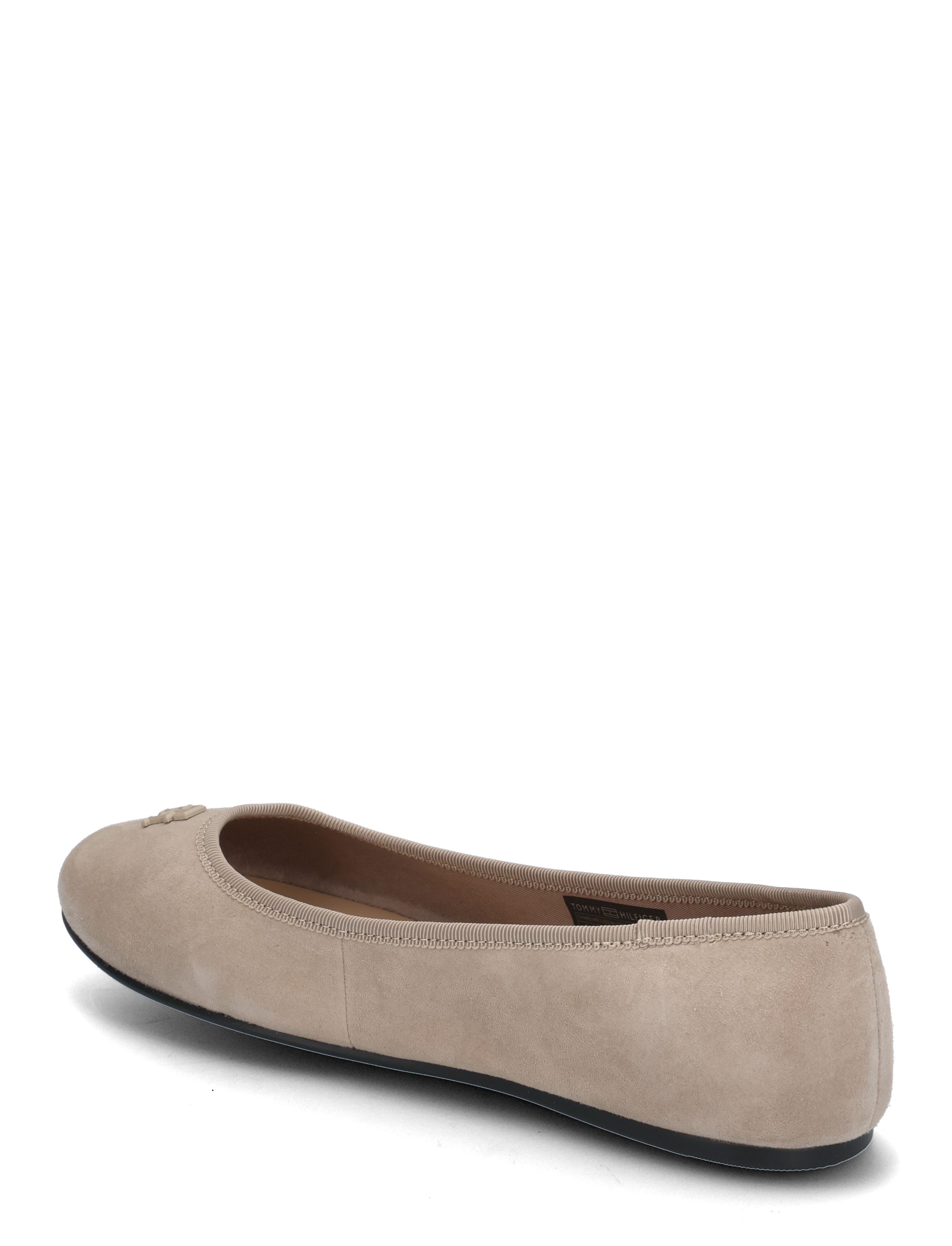 Tommy Hilfiger - TH HARDWARE SUEDE BALLERINA - coastal taupe - 2