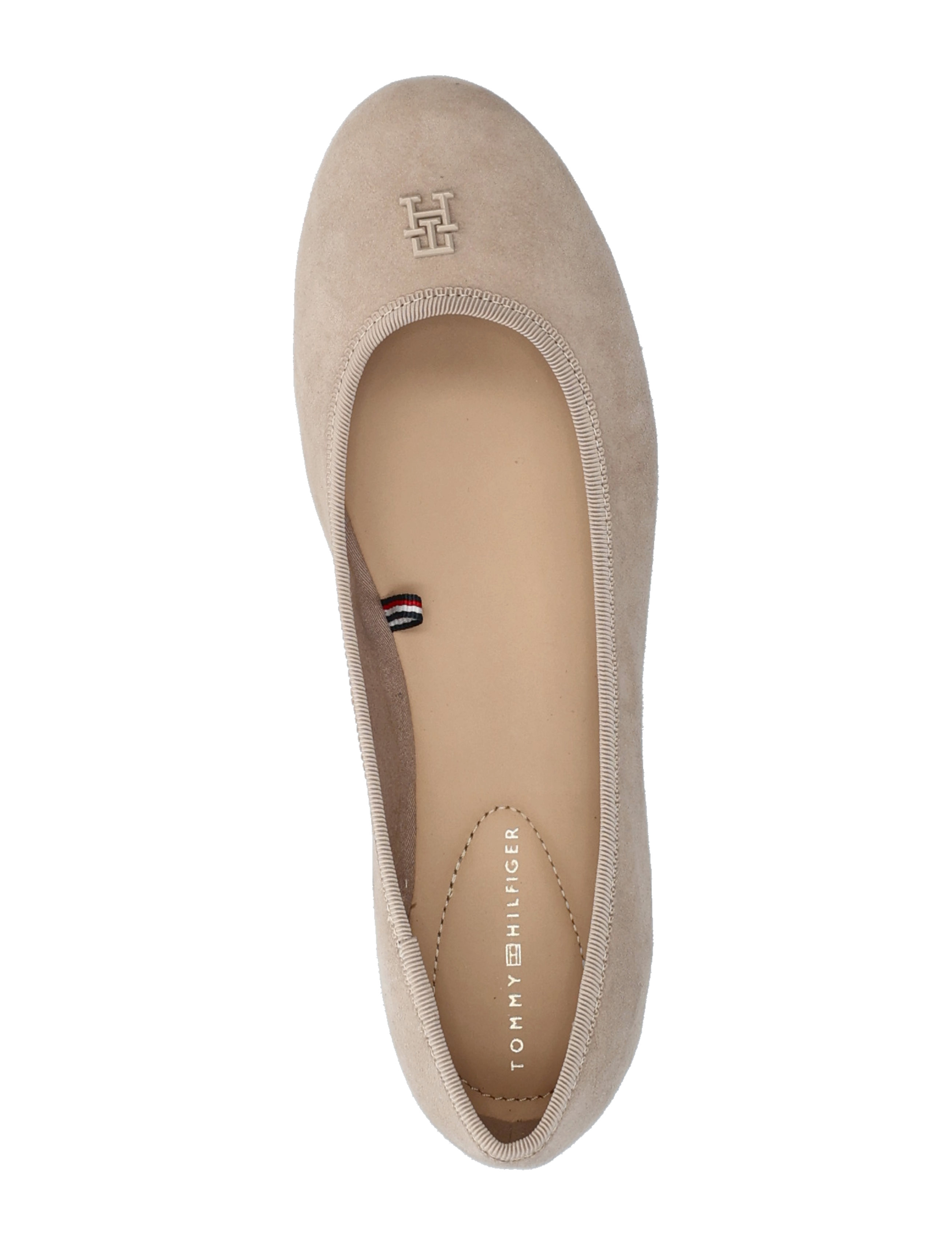 Tommy Hilfiger - TH HARDWARE SUEDE BALLERINA - coastal taupe - 3