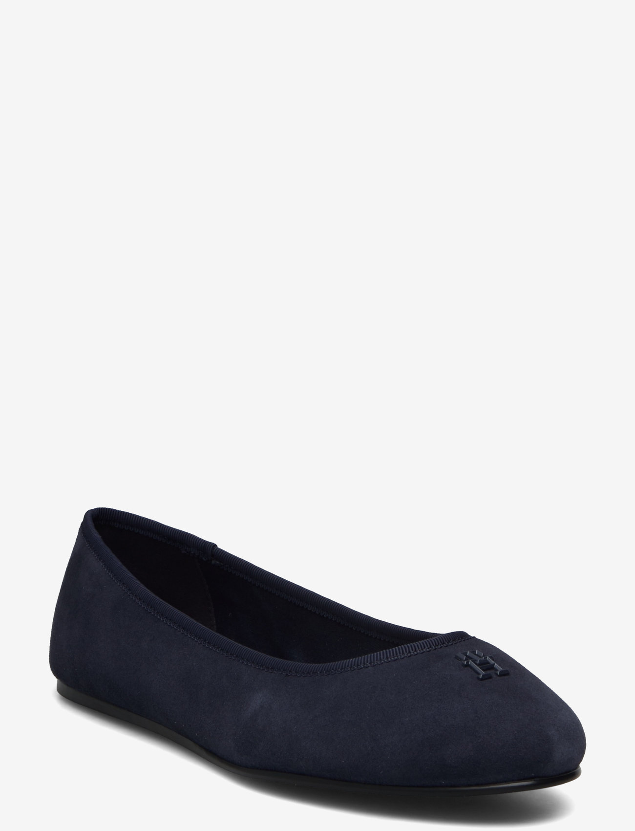 Tommy Hilfiger - TH HARDWARE SUEDE BALLERINA - særlige begivenheder - space blue - 0
