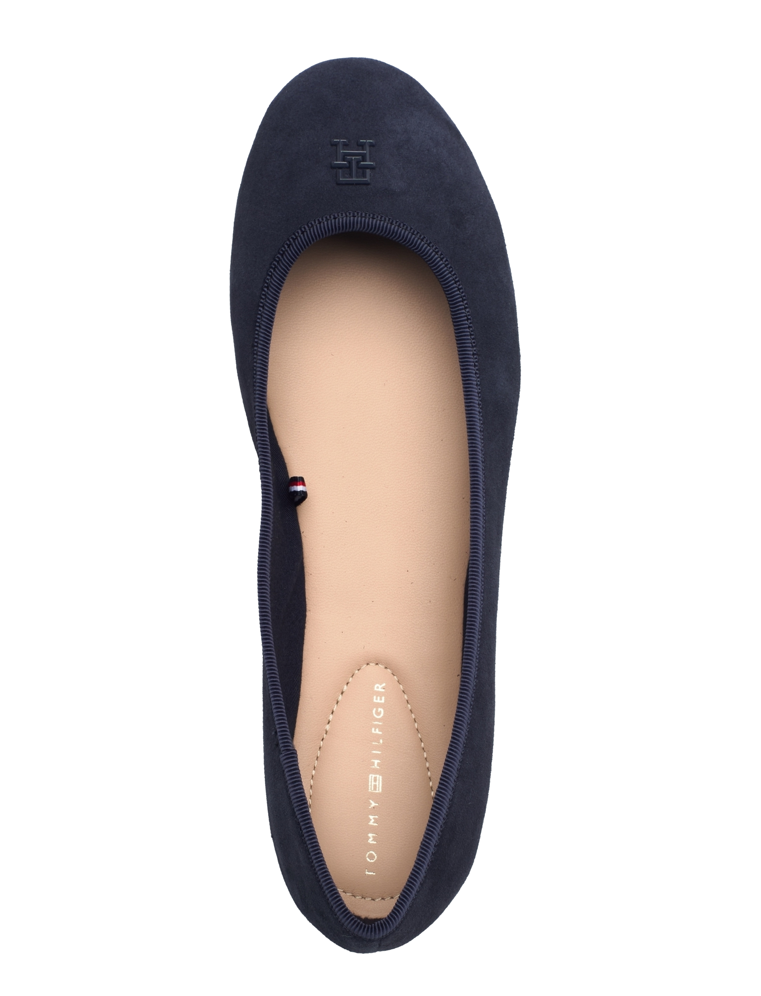 Tommy Hilfiger - TH HARDWARE SUEDE BALLERINA - space blue - 3