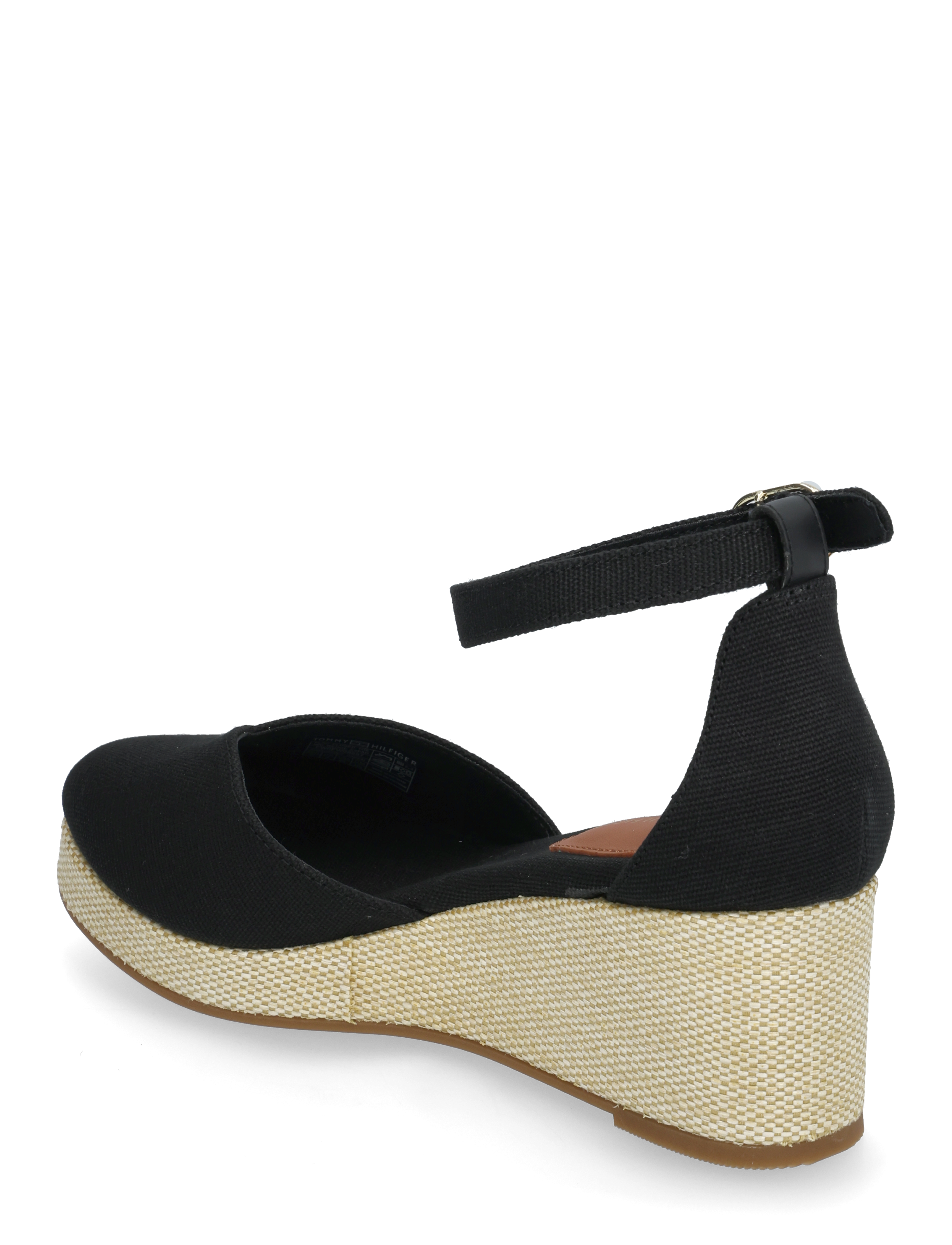 Tommy Hilfiger - FLAG CLOSED TOE MID WEDGE ESPAD - black - 2