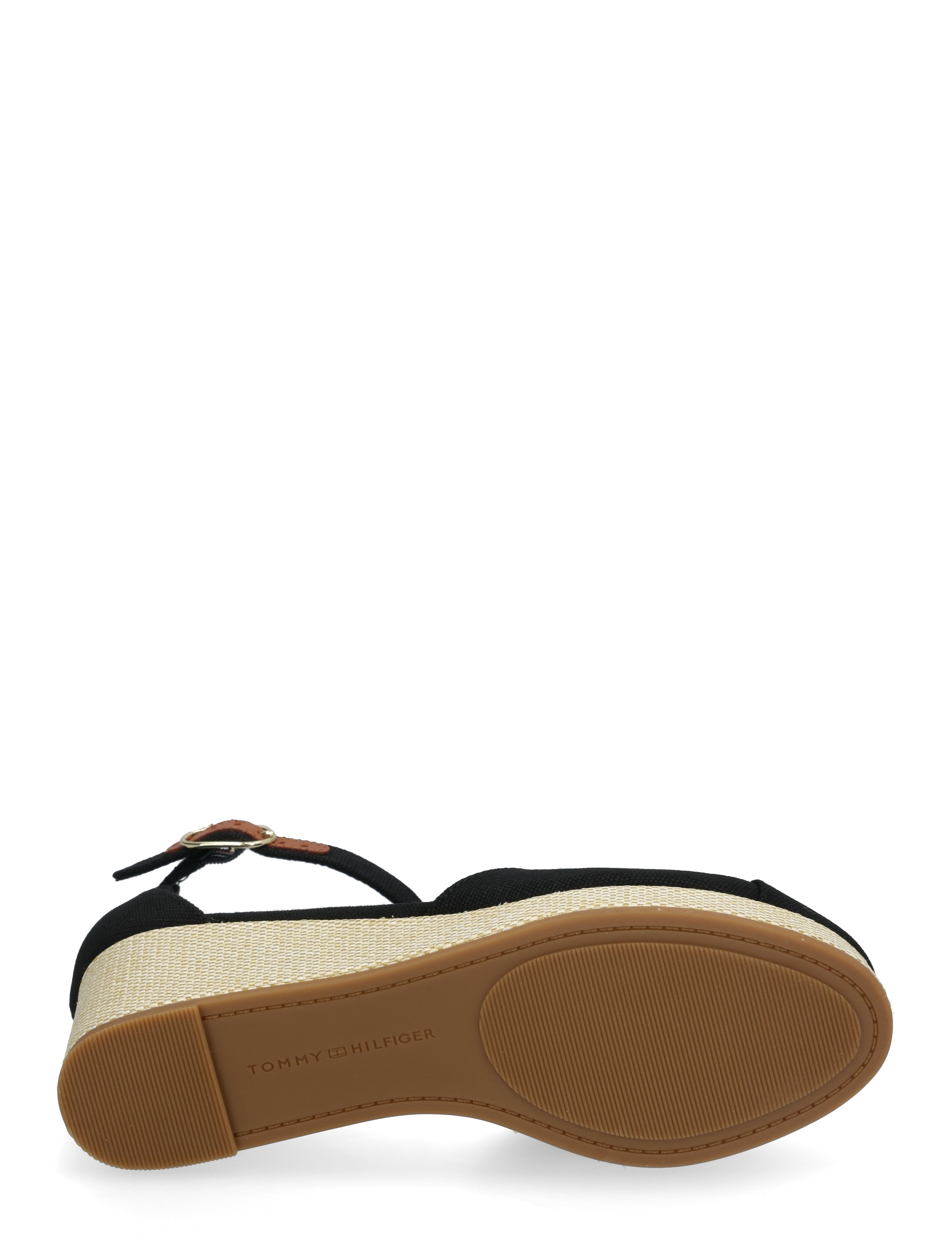 Tommy Hilfiger - FLAG CLOSED TOE MID WEDGE ESPAD - black - 4
