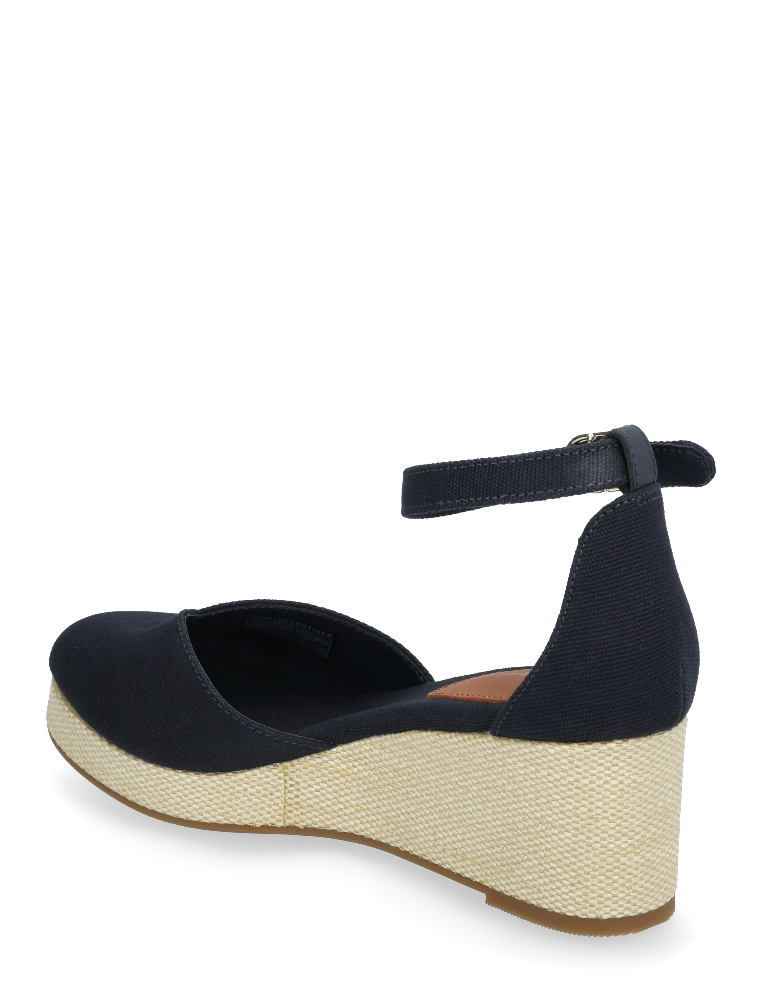 Tommy Hilfiger - FLAG CLOSED TOE MID WEDGE ESPAD - space blue - 2