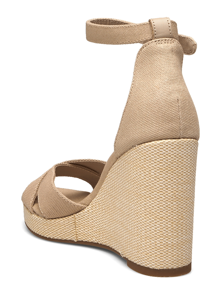 Tommy Hilfiger - FLAG HIGH WEDGE ESPAD CRISSCROSS - horseradish - 2