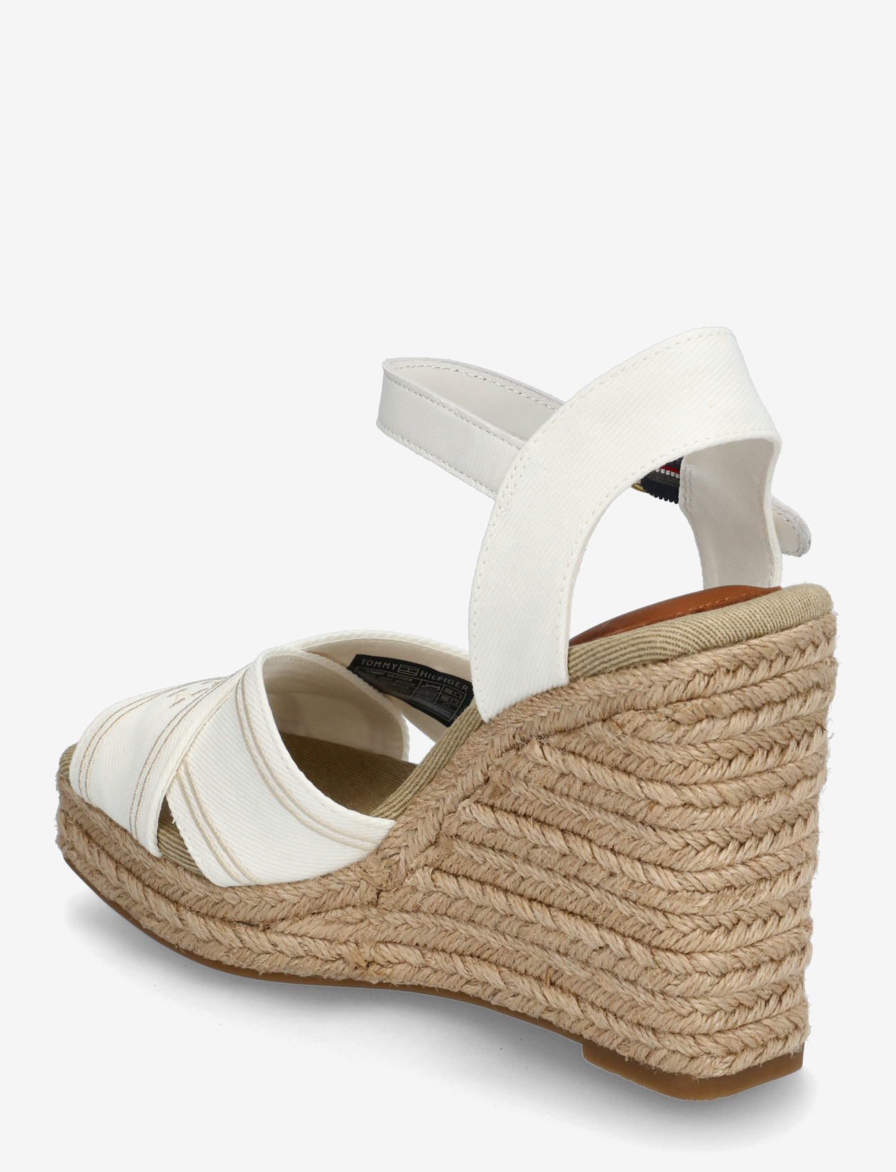 Tommy Hilfiger - TOMMY HILFIGER ESPAD HIGH WEDGE - højhælede espadrillos - ecru - 2