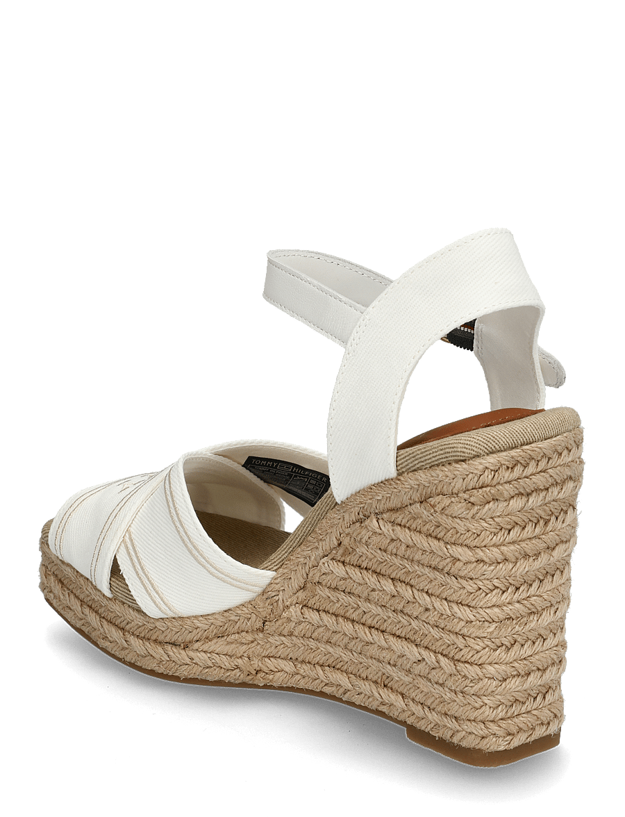 Tommy Hilfiger - TOMMY HILFIGER ESPAD HIGH WEDGE - espadrilles mit absatz - ecru - 2