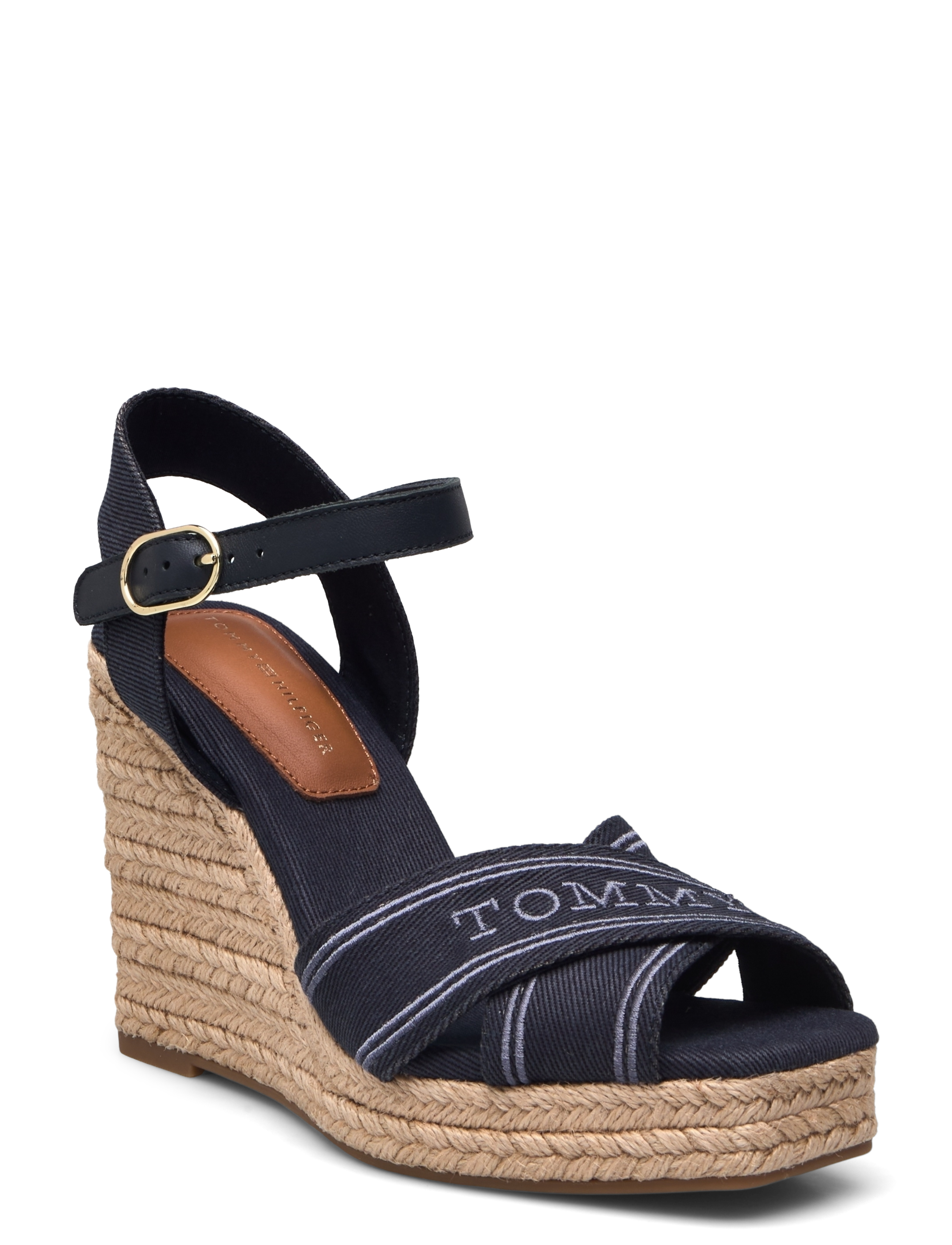 Tommy Hilfiger TOMMY HILFIGER ESPAD HIGH WEDGE - Absatzschuhe - SPACE BLUE / navy
