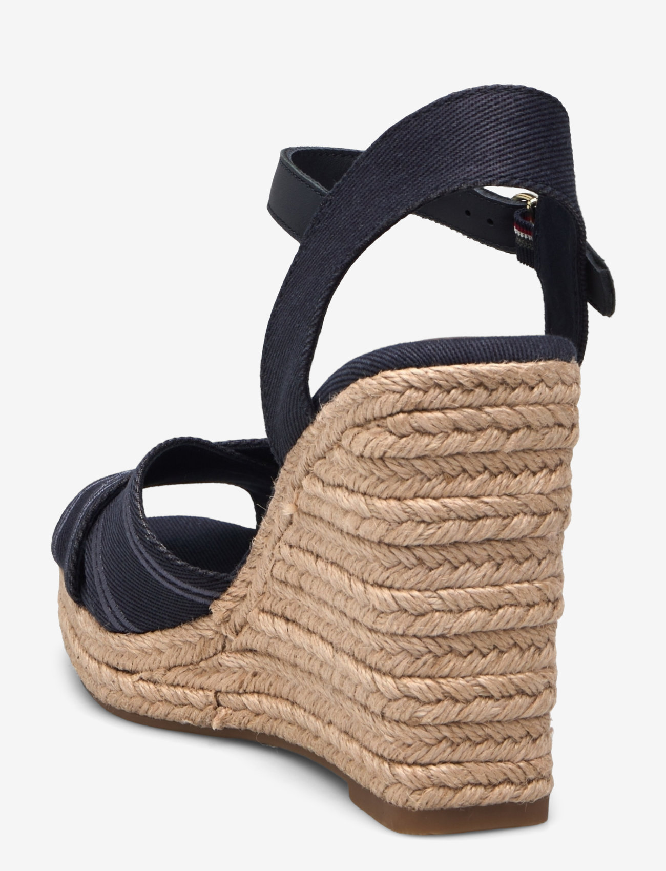 Tommy Hilfiger - TOMMY HILFIGER ESPAD HIGH WEDGE - højhælede espadrillos - space blue - 2