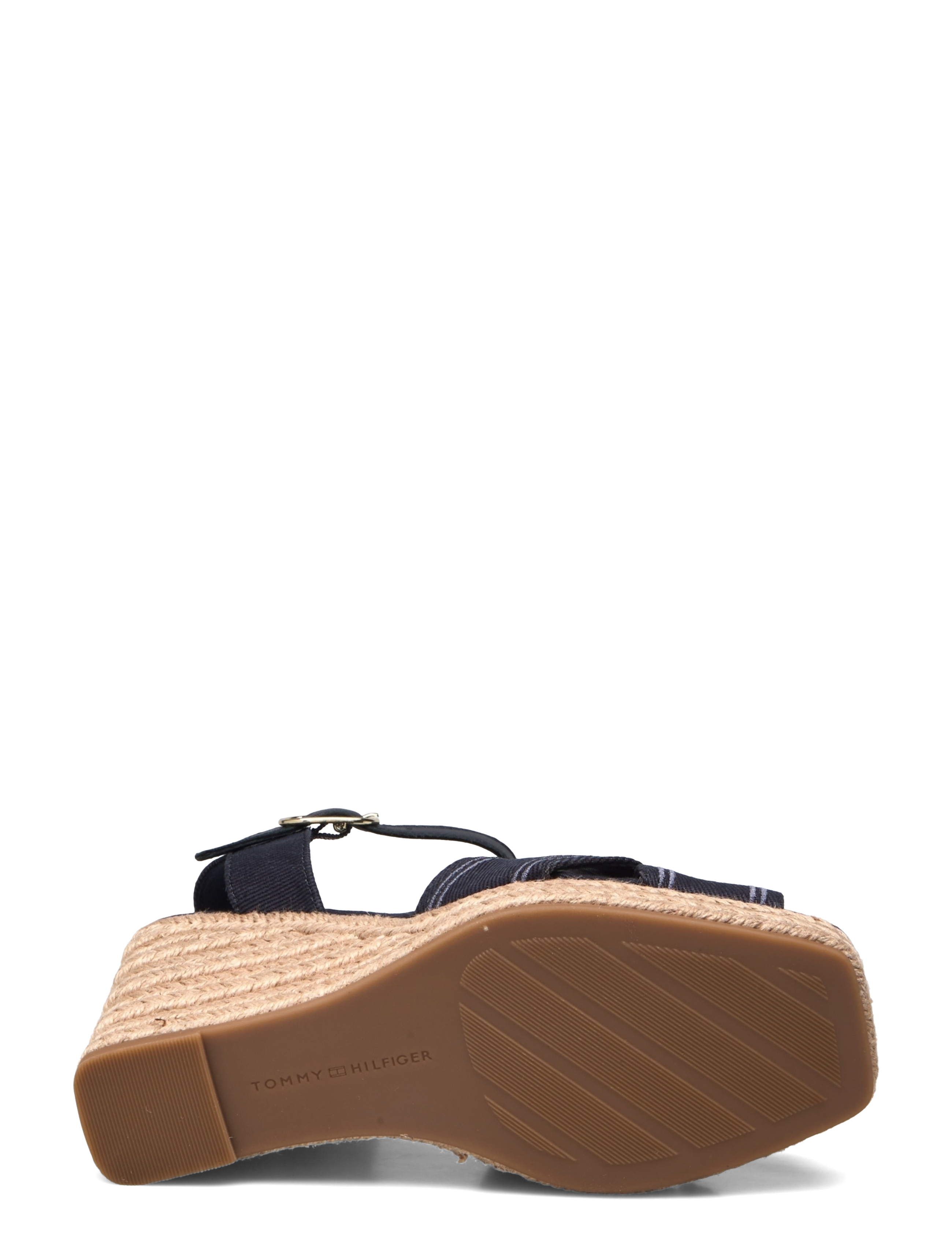 Tommy Hilfiger - TOMMY HILFIGER ESPAD HIGH WEDGE - espadrilles à talons - space blue - 4