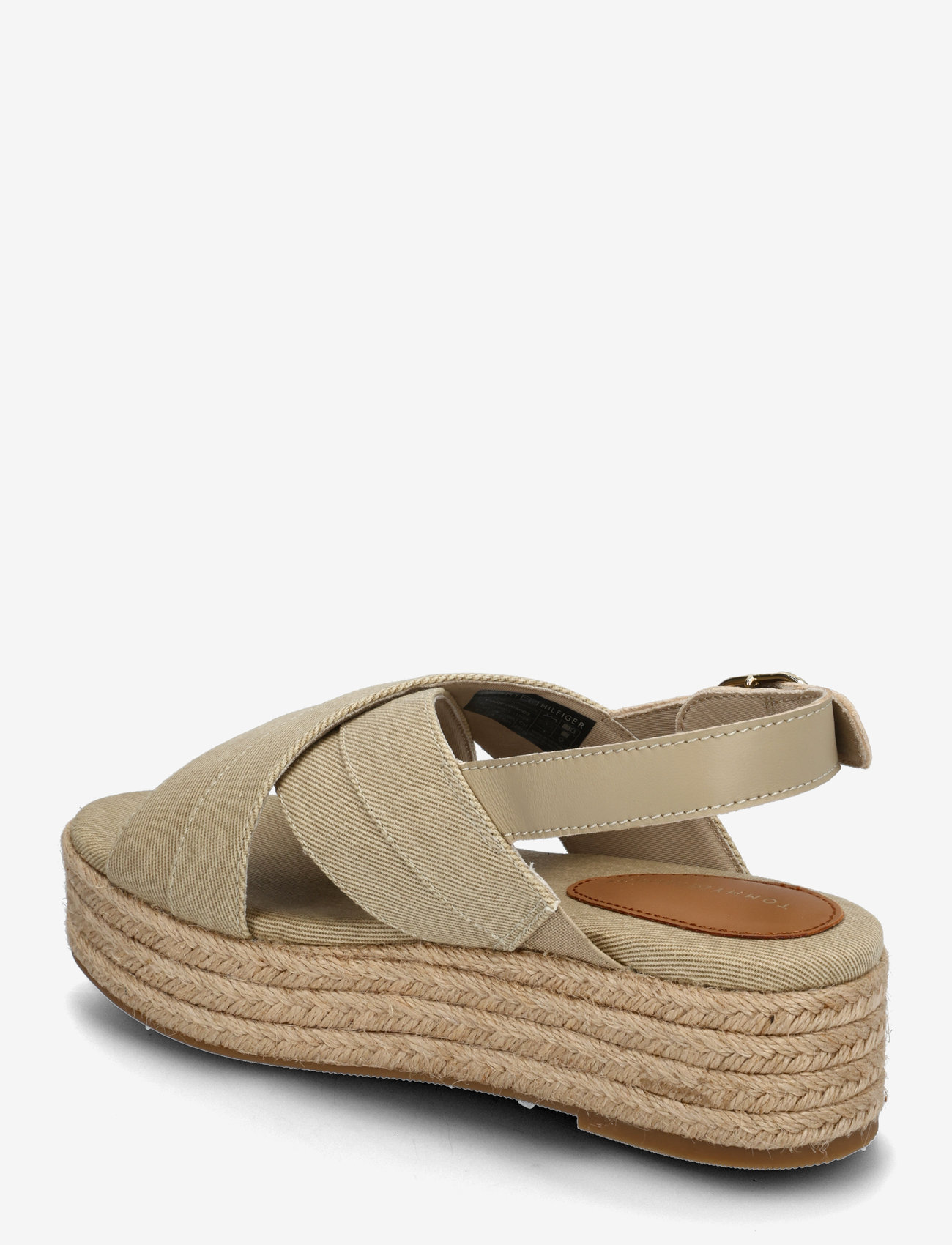 Tommy Hilfiger - DENIM ESPADRILLE PLATFORM SANDAL - platåsandaler - horseradish - 2