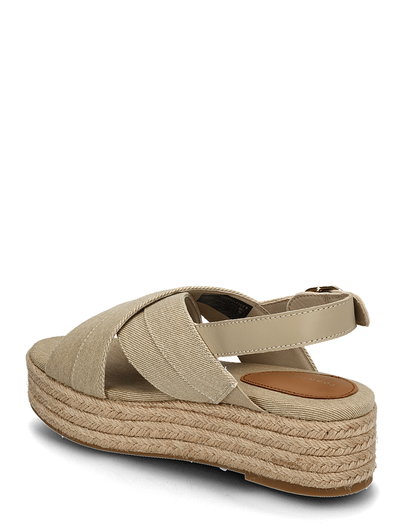 Tommy Hilfiger - DENIM ESPADRILLE PLATFORM SANDAL - platåsandaler - horseradish - 2