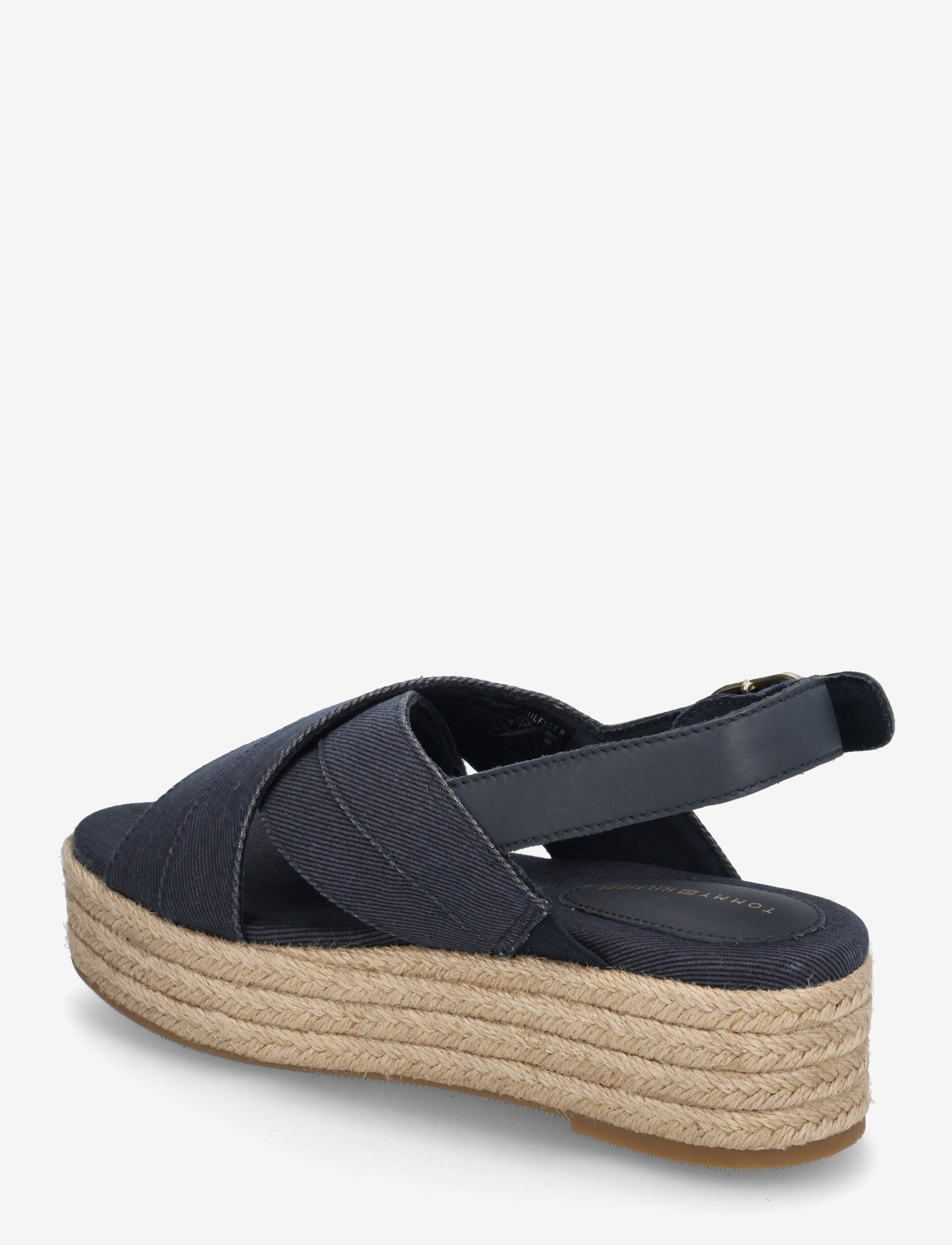 Tommy Hilfiger - DENIM ESPADRILLE PLATFORM SANDAL - platåsandaler - space blue - 2