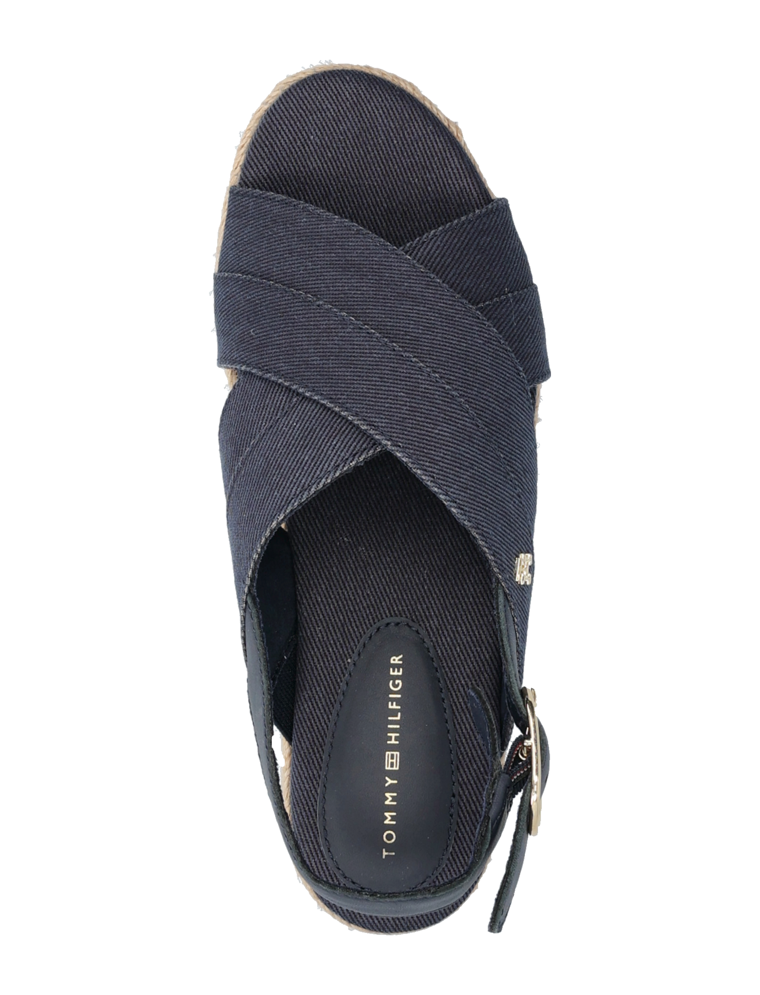 Tommy Hilfiger - DENIM ESPADRILLE PLATFORM SANDAL - space blue - 3