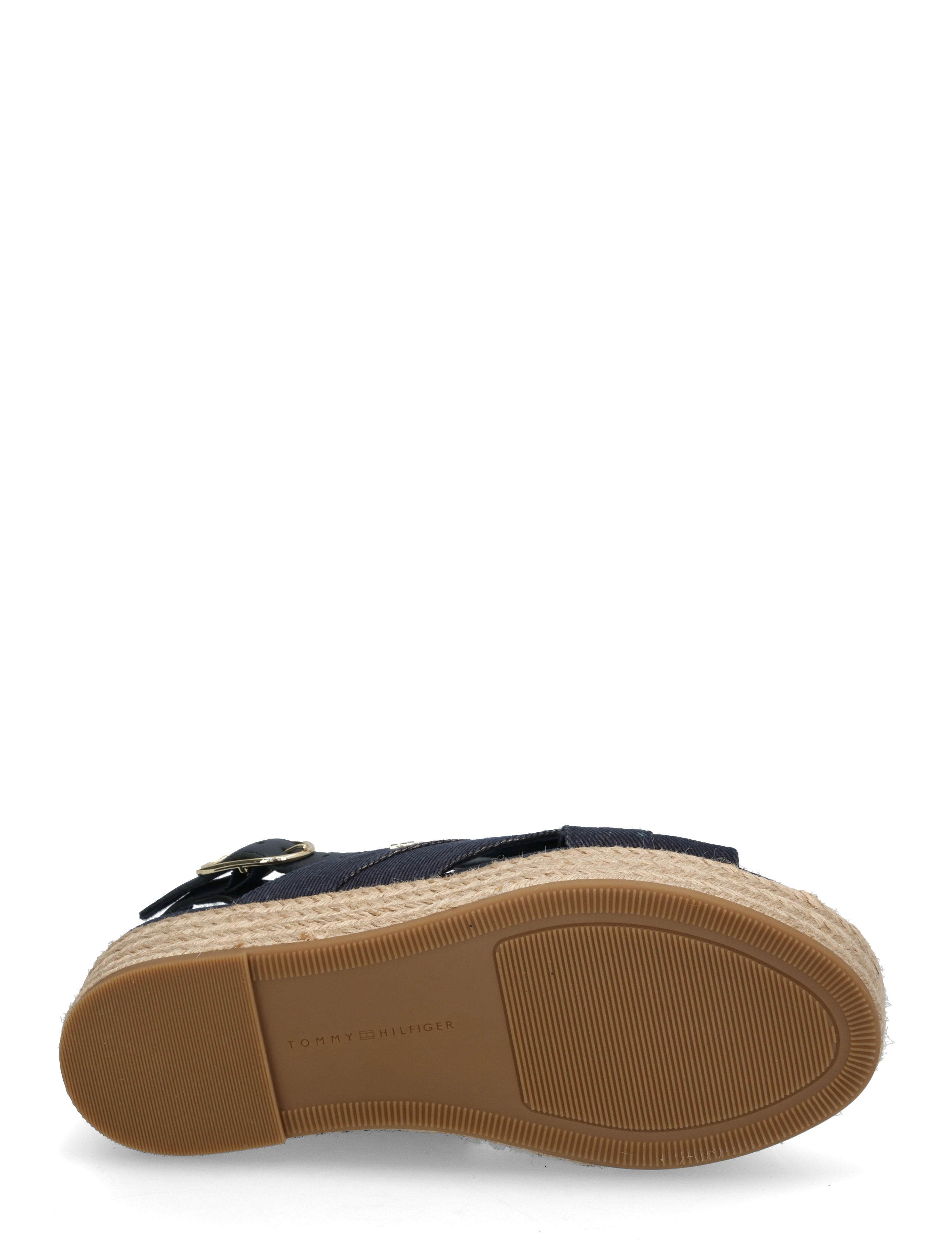 Tommy Hilfiger - DENIM ESPADRILLE PLATFORM SANDAL - space blue - 4