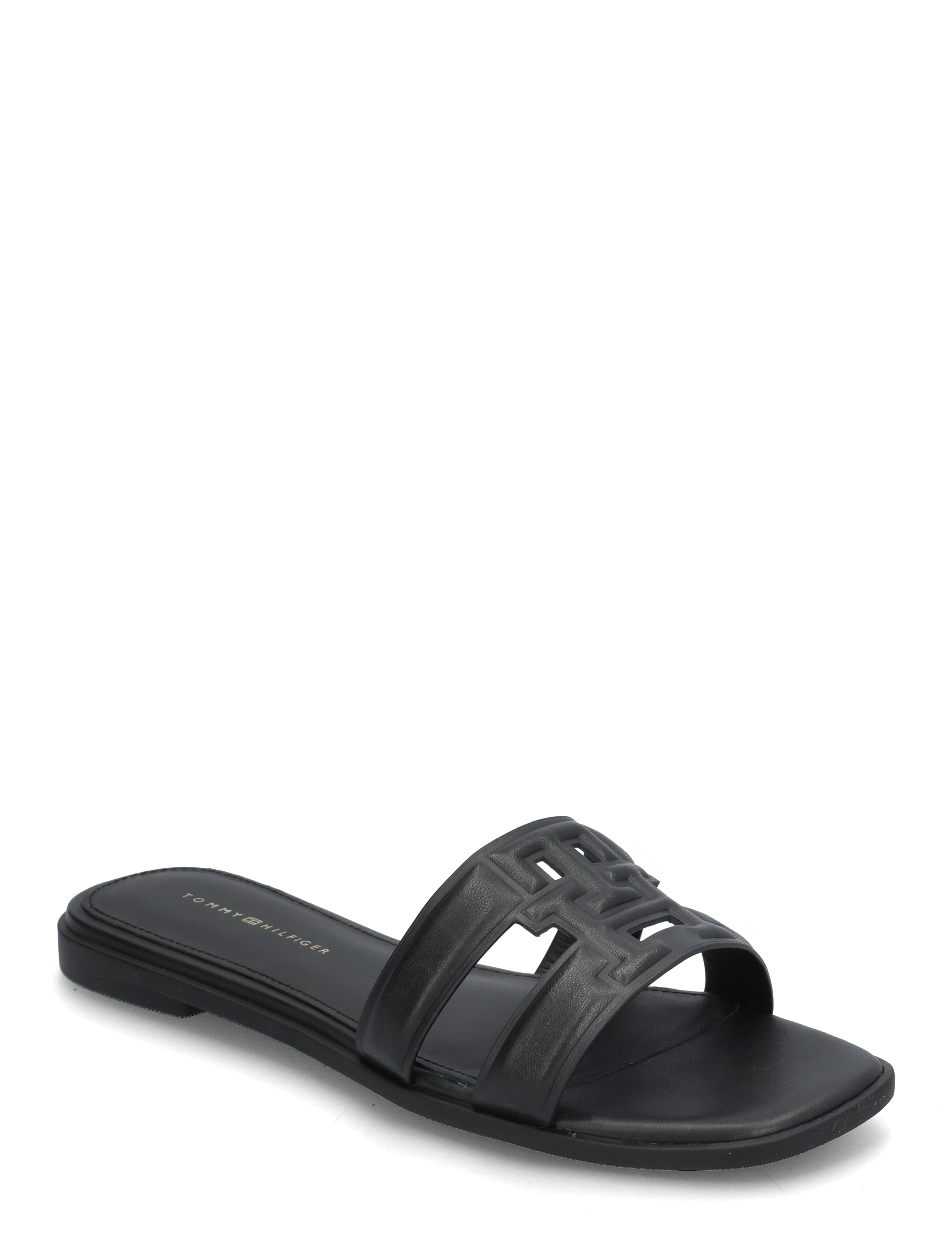 TOMMY HILFIGER Th Logo Strap Mule Schwarz - 38 - Damen