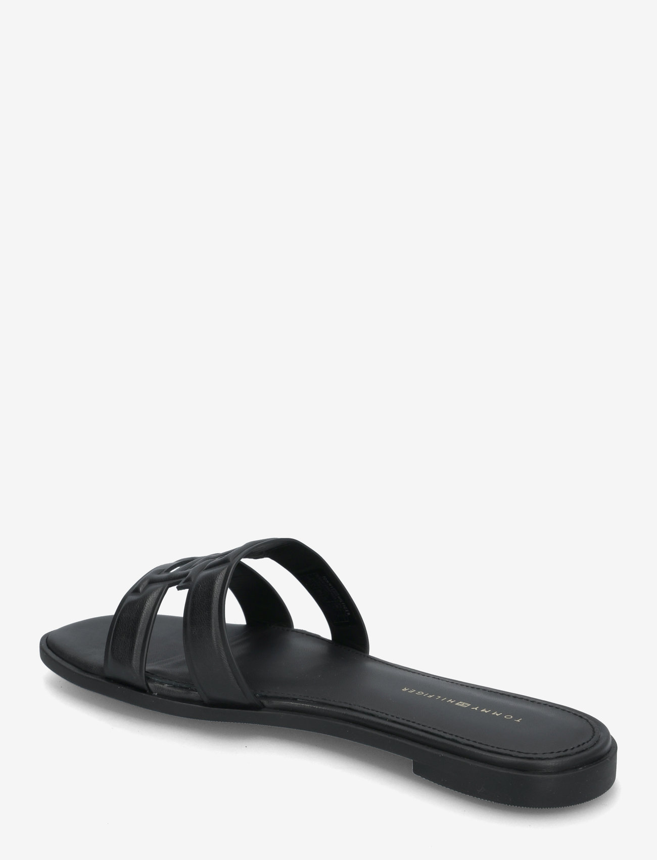 Tommy Hilfiger - TH LOGO STRAP MULE - flade sandaler - black - 2