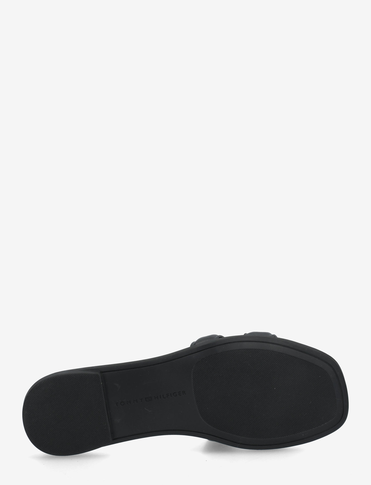 Tommy Hilfiger - TH LOGO STRAP MULE - flade sandaler - black - 4