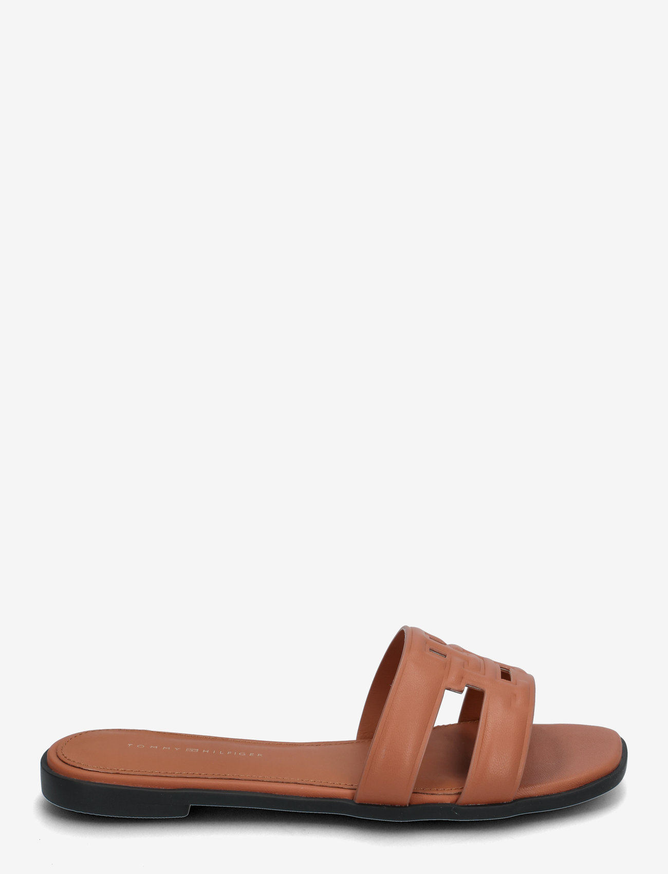 Tommy Hilfiger - TH LOGO STRAP MULE - platta sandaler - cinnamon bark - 1