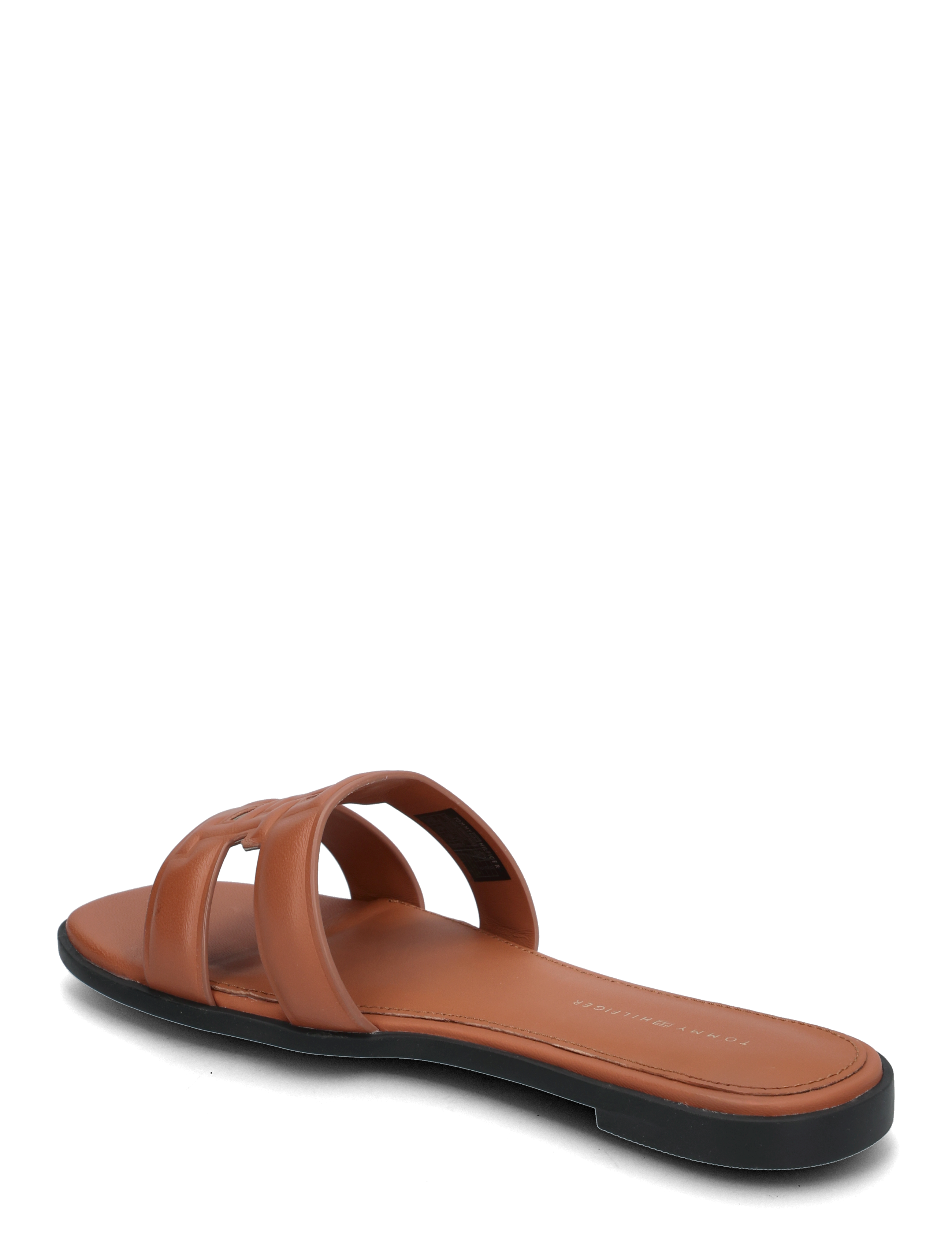 Tommy Hilfiger - TH LOGO STRAP MULE - flache sandalen - cinnamon bark - 2