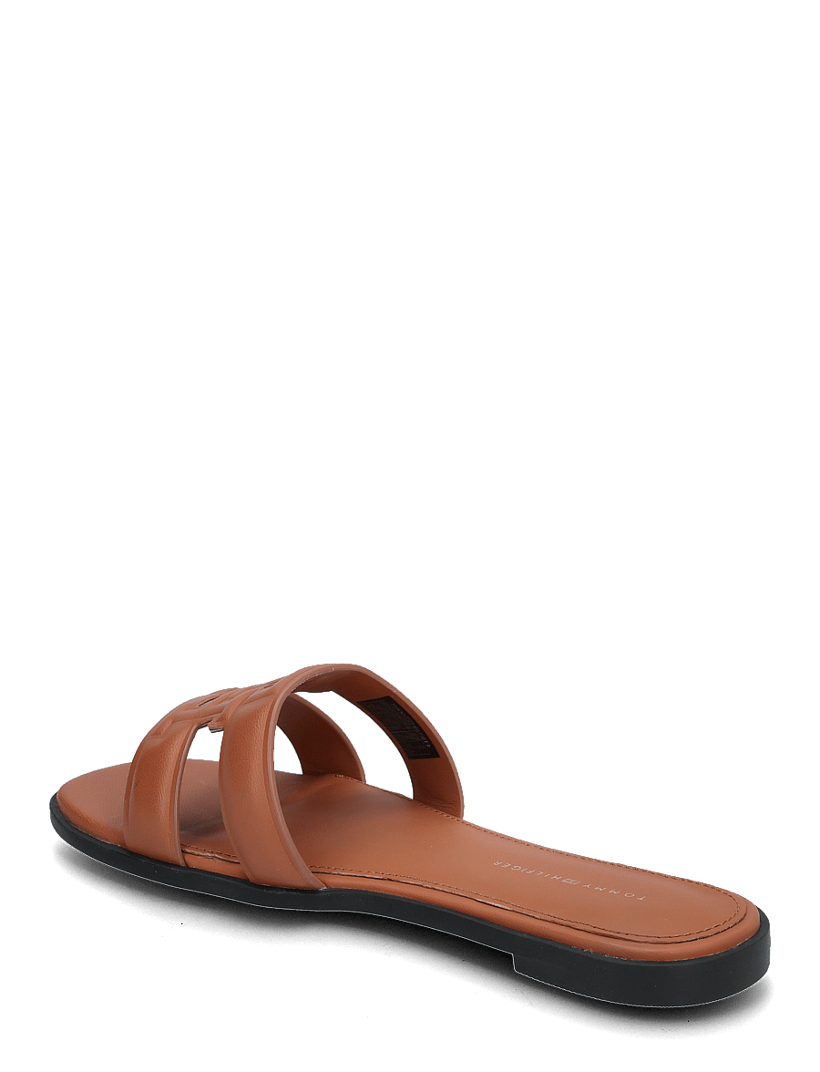 Tommy Hilfiger - TH LOGO STRAP MULE - flate sandaler - cinnamon bark - 2