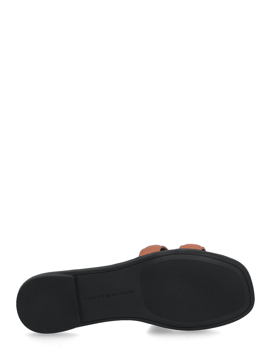 Tommy Hilfiger - TH LOGO STRAP MULE - flate sandaler - cinnamon bark - 4