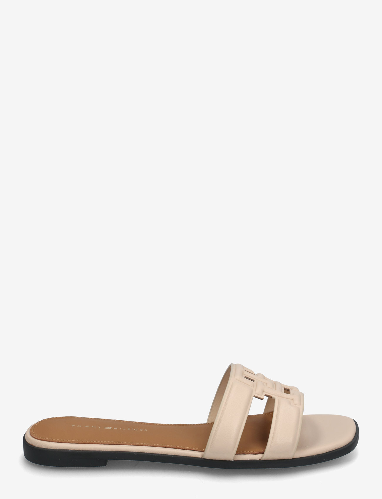 Tommy Hilfiger - TH LOGO STRAP MULE - flat sandals - misty blush - 1