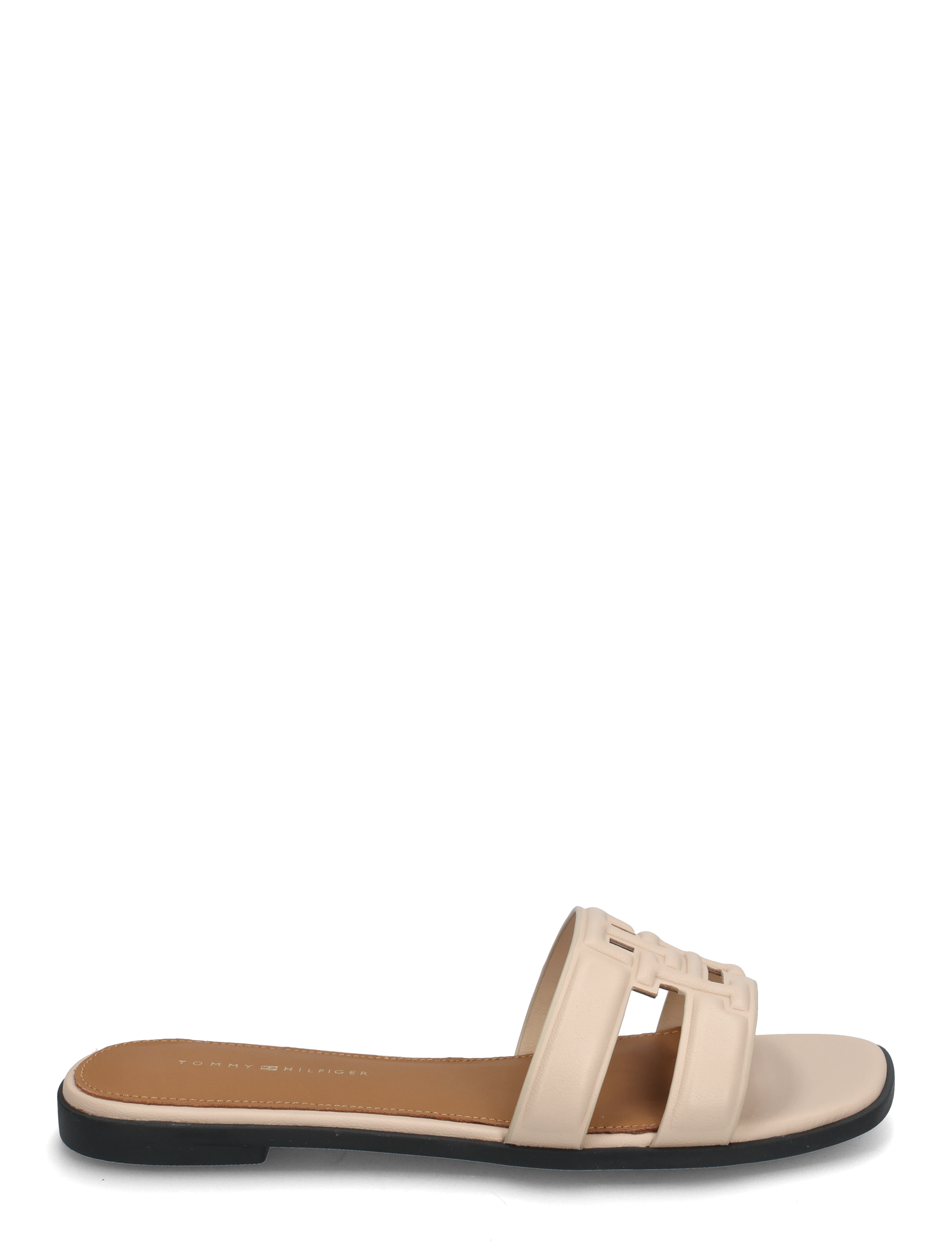 Tommy Hilfiger - TH LOGO STRAP MULE - flat sandals - misty blush - 1