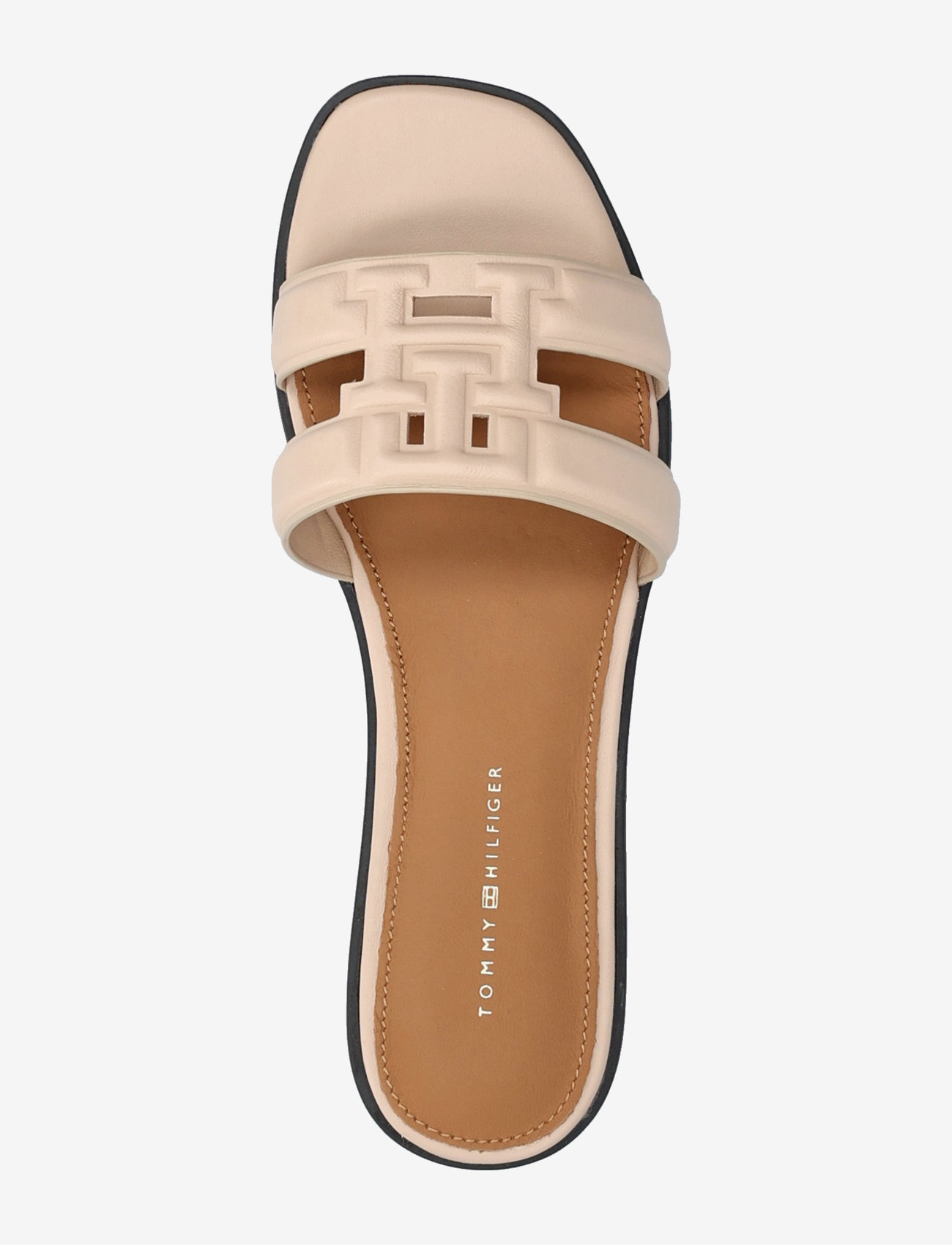 Tommy Hilfiger - TH LOGO STRAP MULE - flat sandals - misty blush - 3
