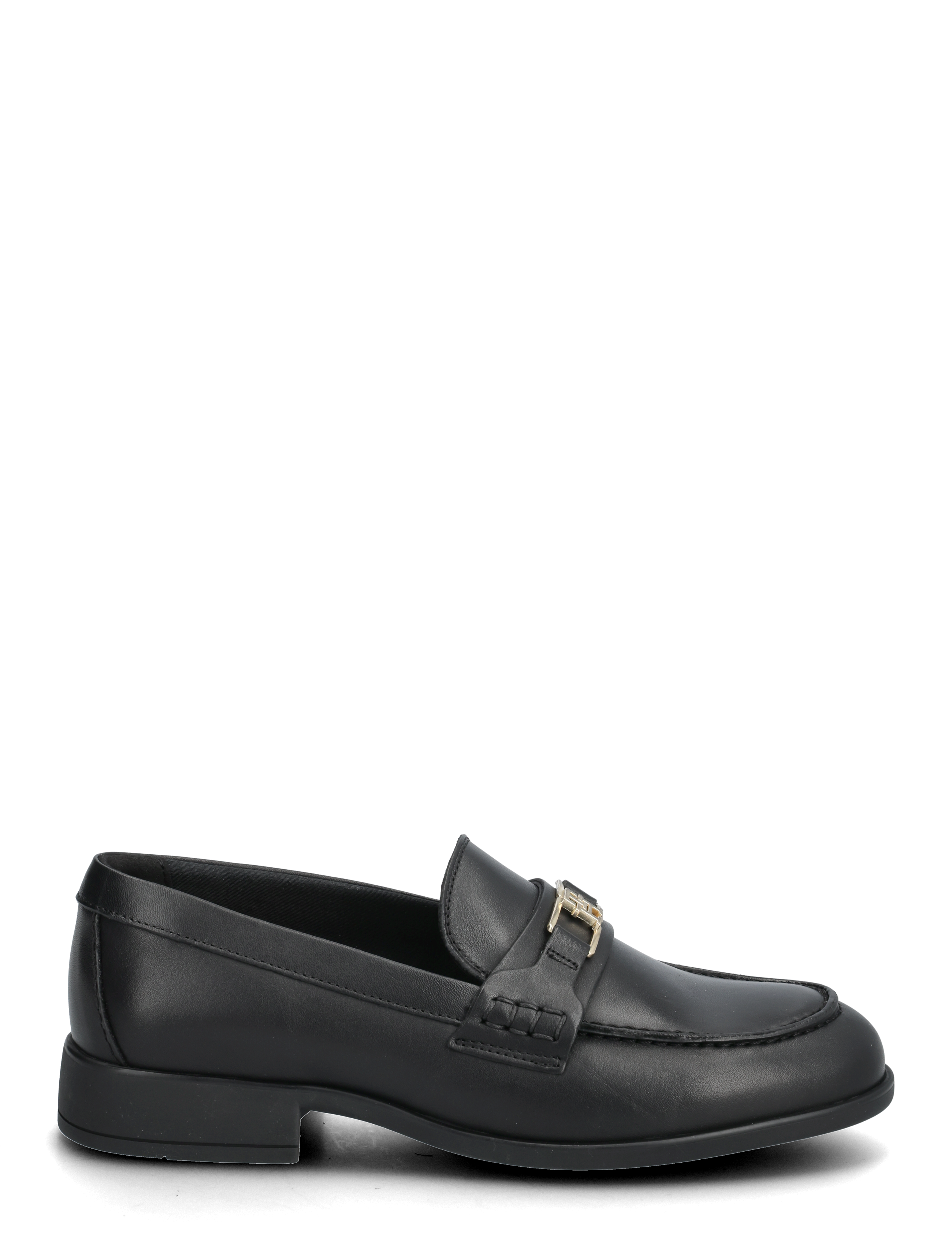 Tommy Hilfiger - TH LOGO LEATHER LOAFER - black - 1