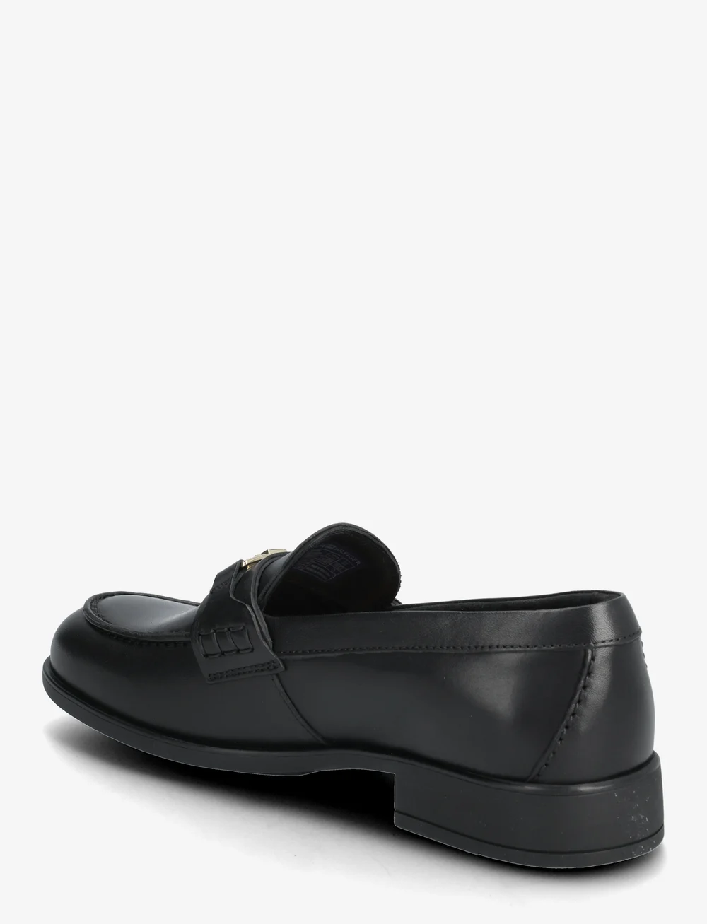 Tommy Hilfiger - TH LOGO LEATHER LOAFER - særlige begivenheder - black - 2