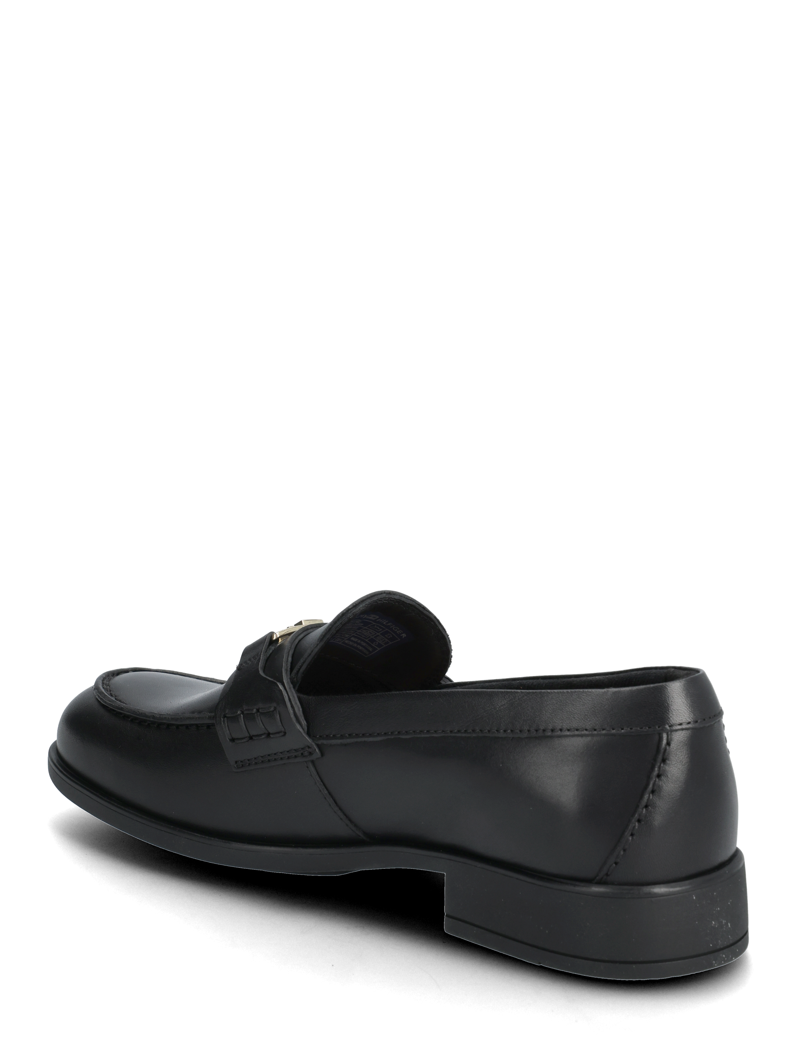 Tommy Hilfiger - TH LOGO LEATHER LOAFER - black - 2