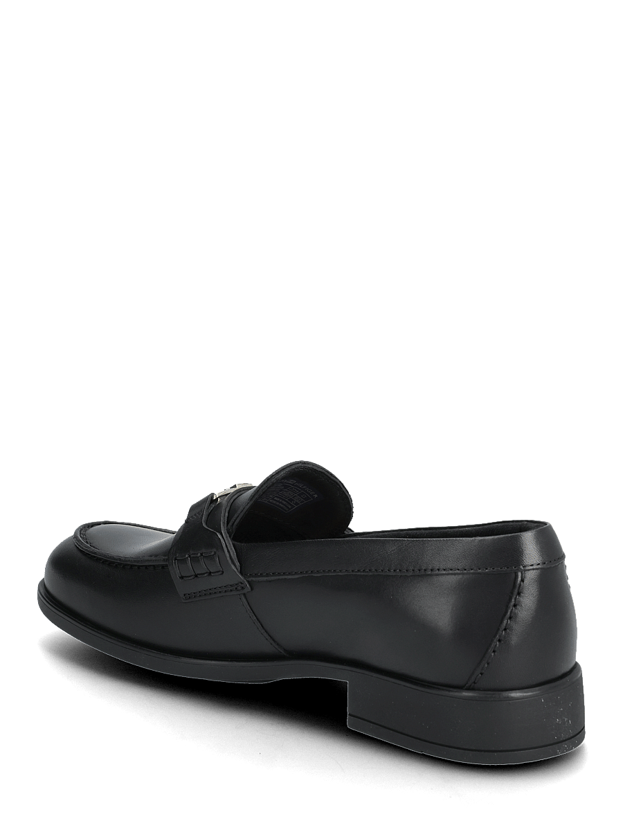 Tommy Hilfiger - TH LOGO LEATHER LOAFER - black - 2