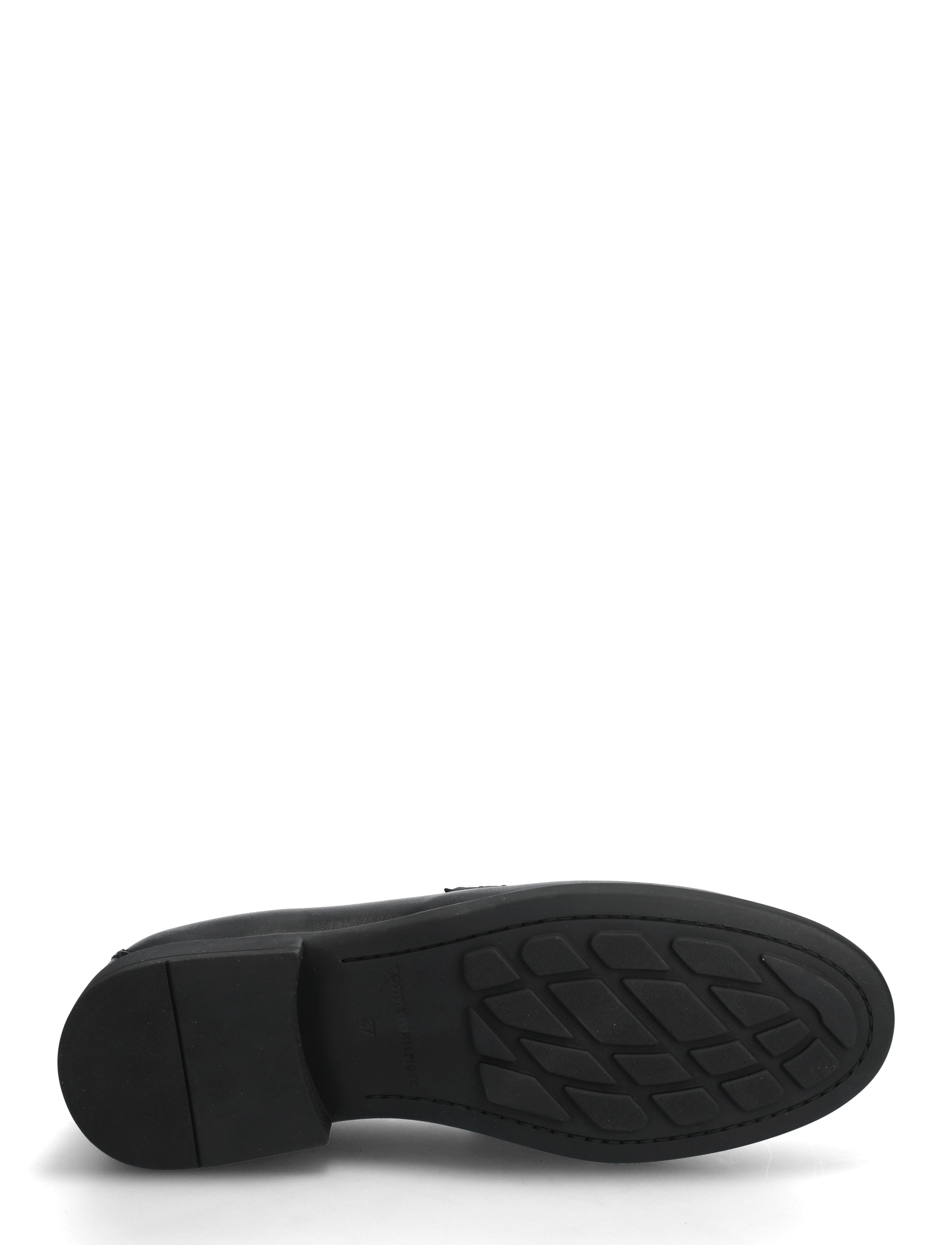 Tommy Hilfiger - TH LOGO LEATHER LOAFER - black - 4