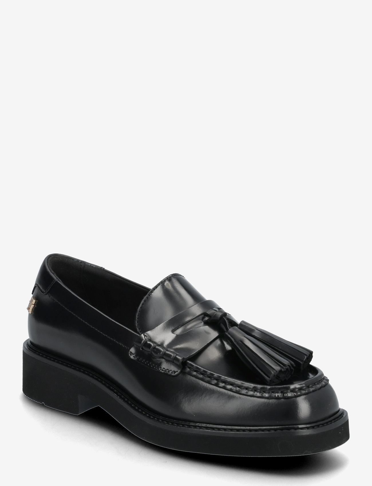 Tommy Hilfiger - TASSEL SQUARISH TOE LTHR LOAFER - geburtstagsgeschenke - black - 0