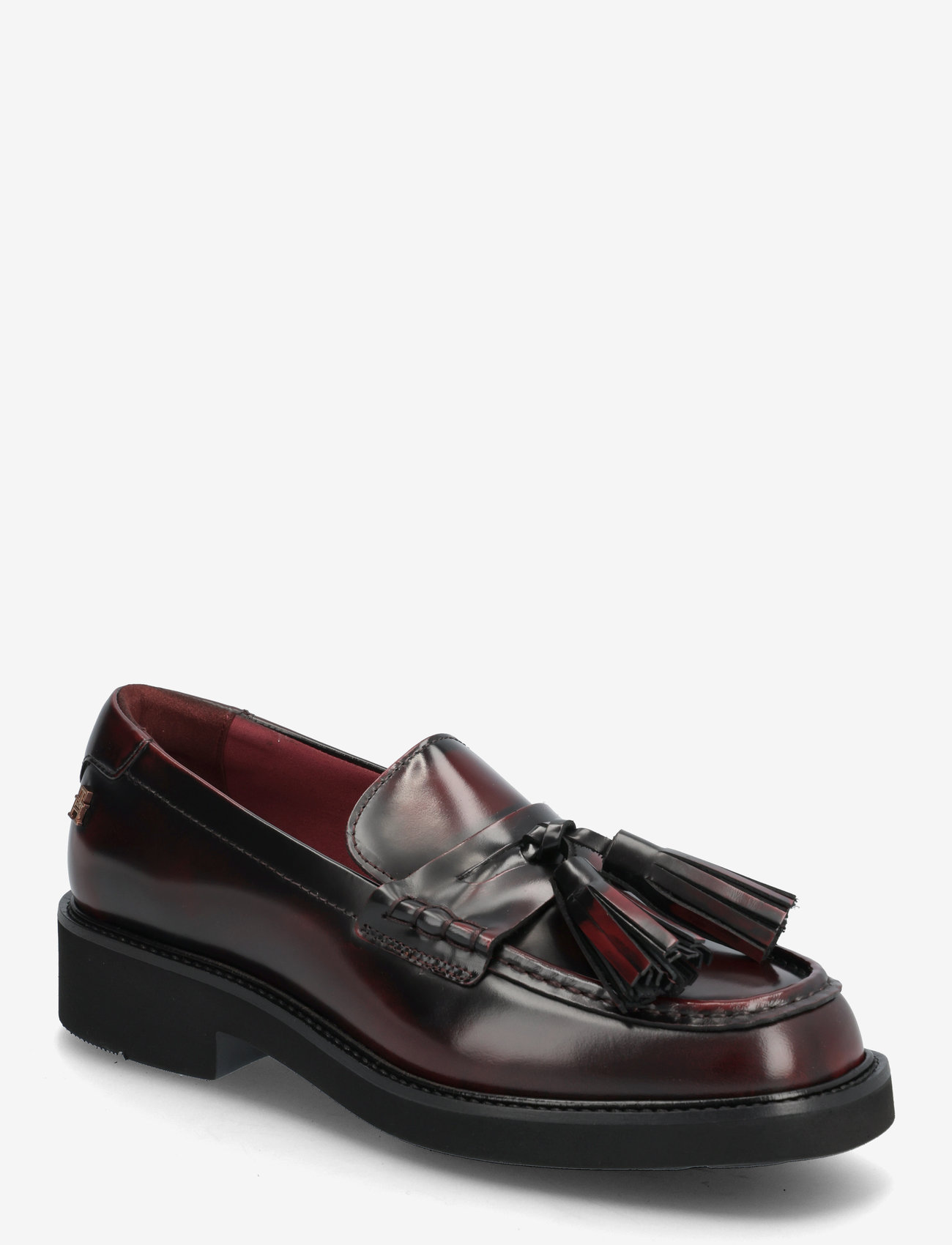 Tommy Hilfiger - TASSEL SQUARISH TOE LTHR LOAFER - erilised sündmused - rouge - 0