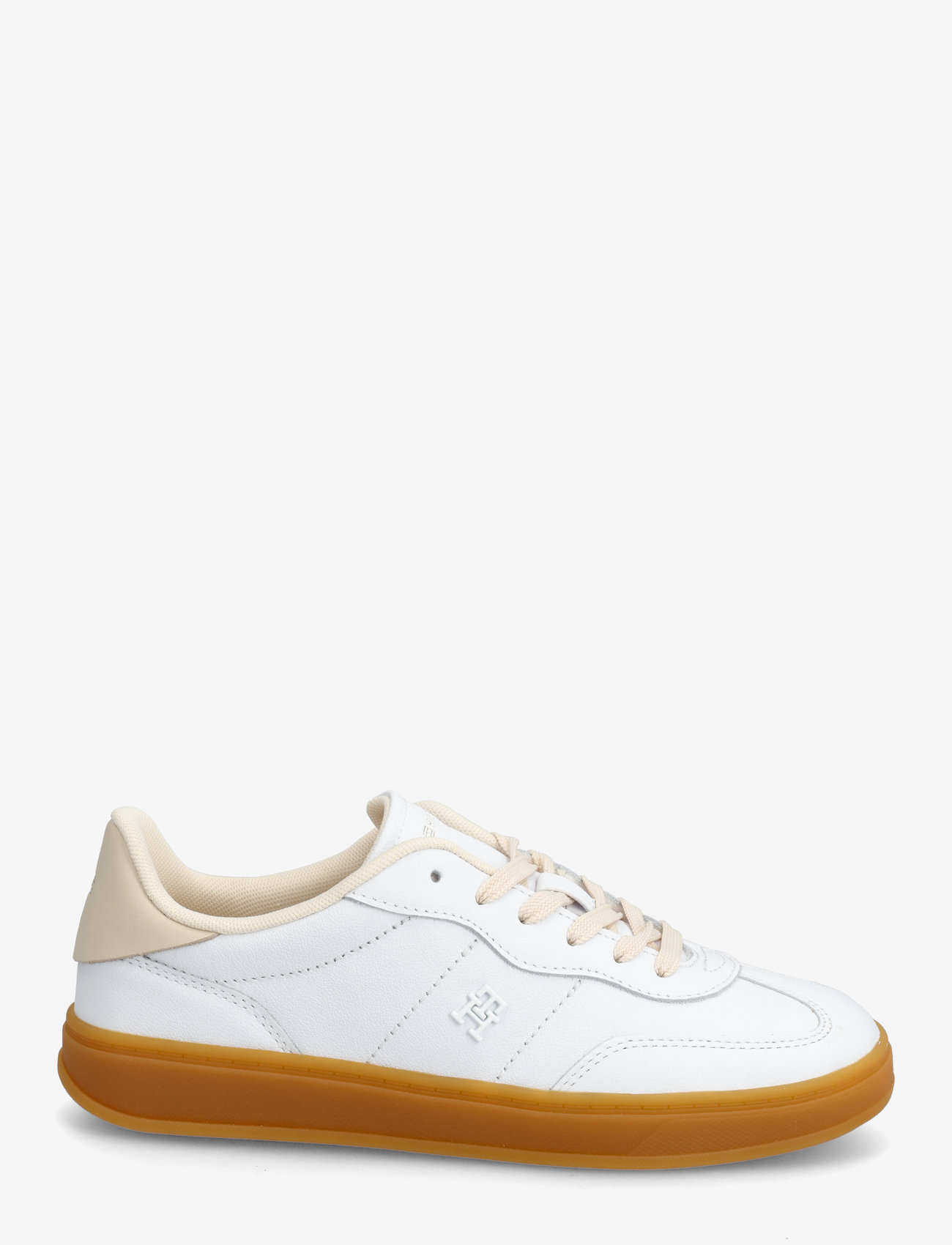 Tommy Hilfiger - TH PREMIUM HERITAGE SNEAKER - låga sneakers - white/sugarcane - 1