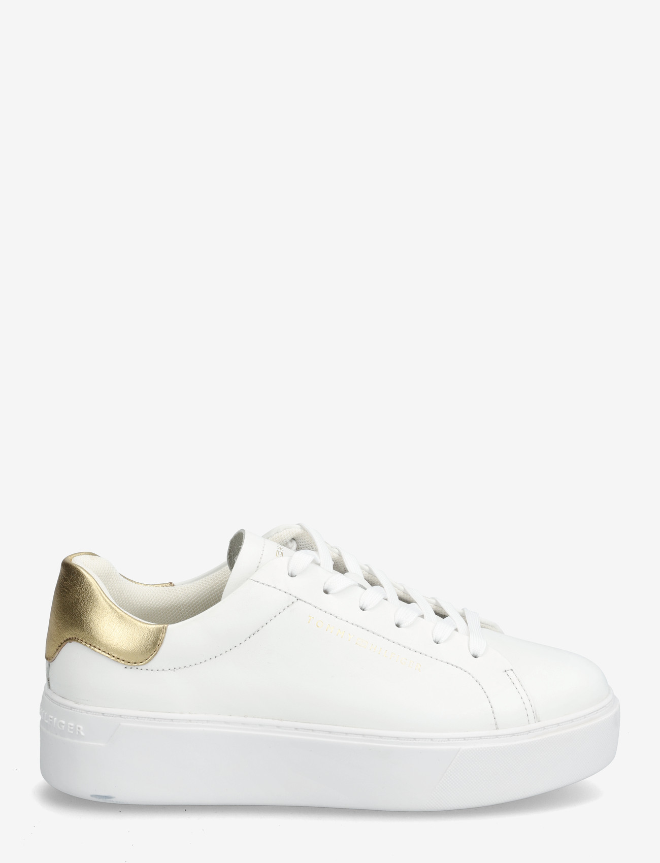 Tommy Hilfiger - ESSENTIAL PLATFORM COURT SNEAKER - confirmation - white gold - 2