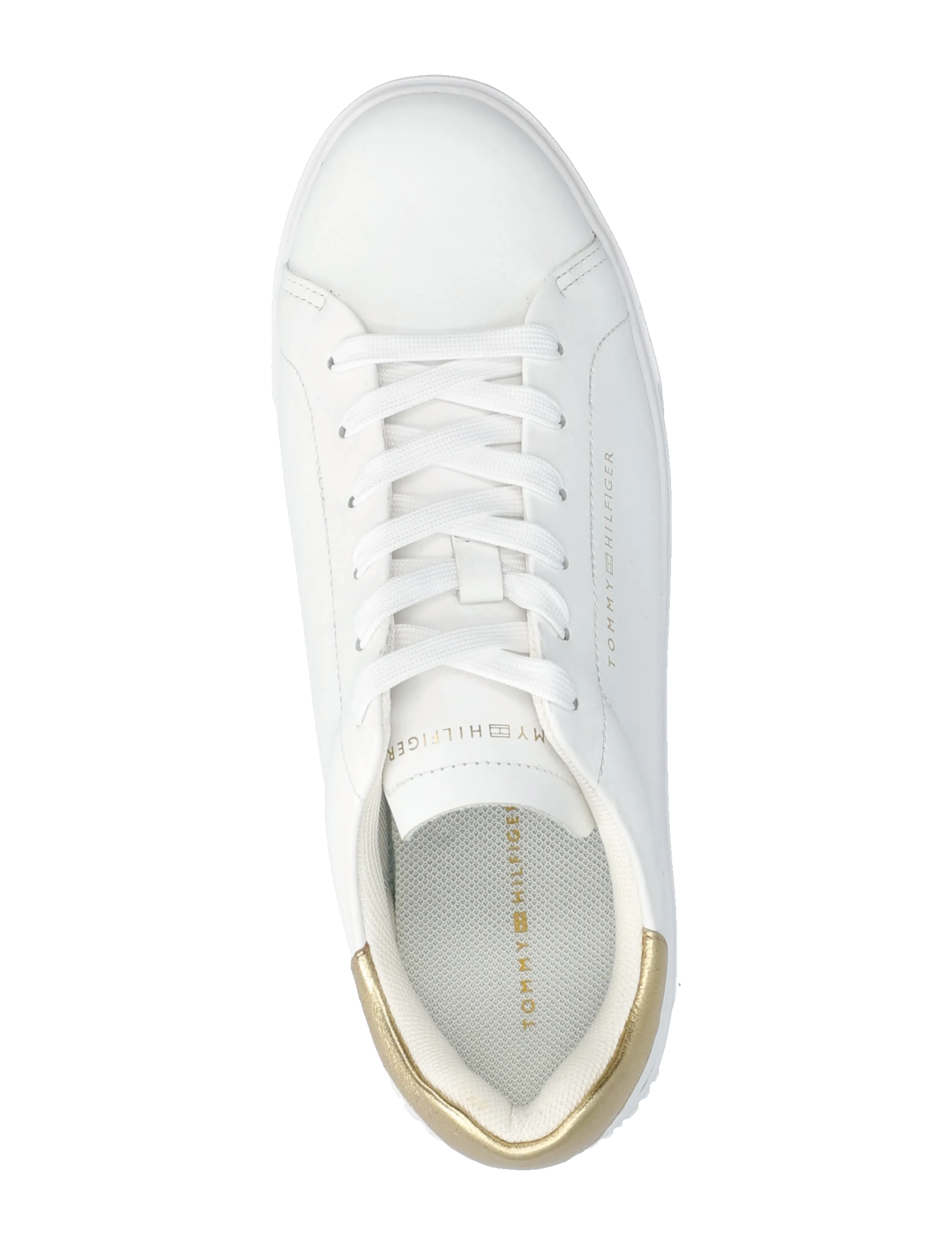 Tommy Hilfiger - ESSENTIAL PLATFORM COURT SNEAKER - white gold - 3