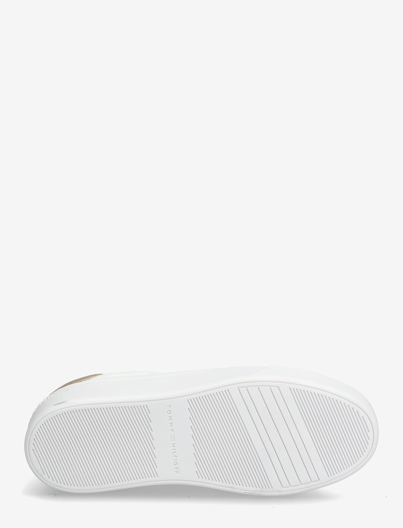 Tommy Hilfiger - ESSENTIAL PLATFORM COURT SNEAKER - confirmation - white gold - 4