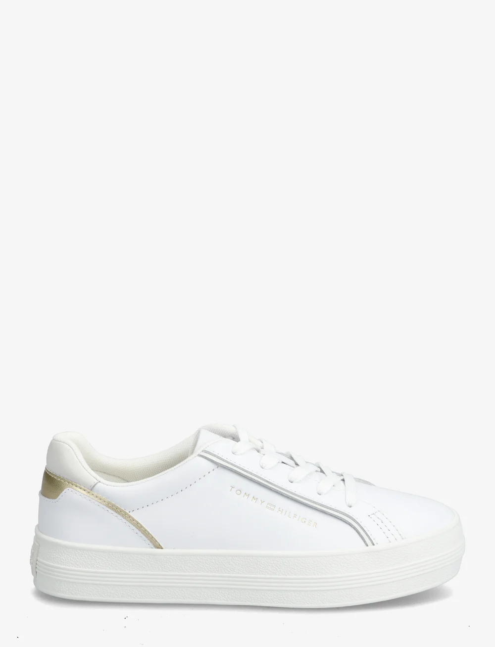 Tommy Hilfiger - ESSENTIAL VULC SNEAKER - konfirmatsioon - white gold - 1