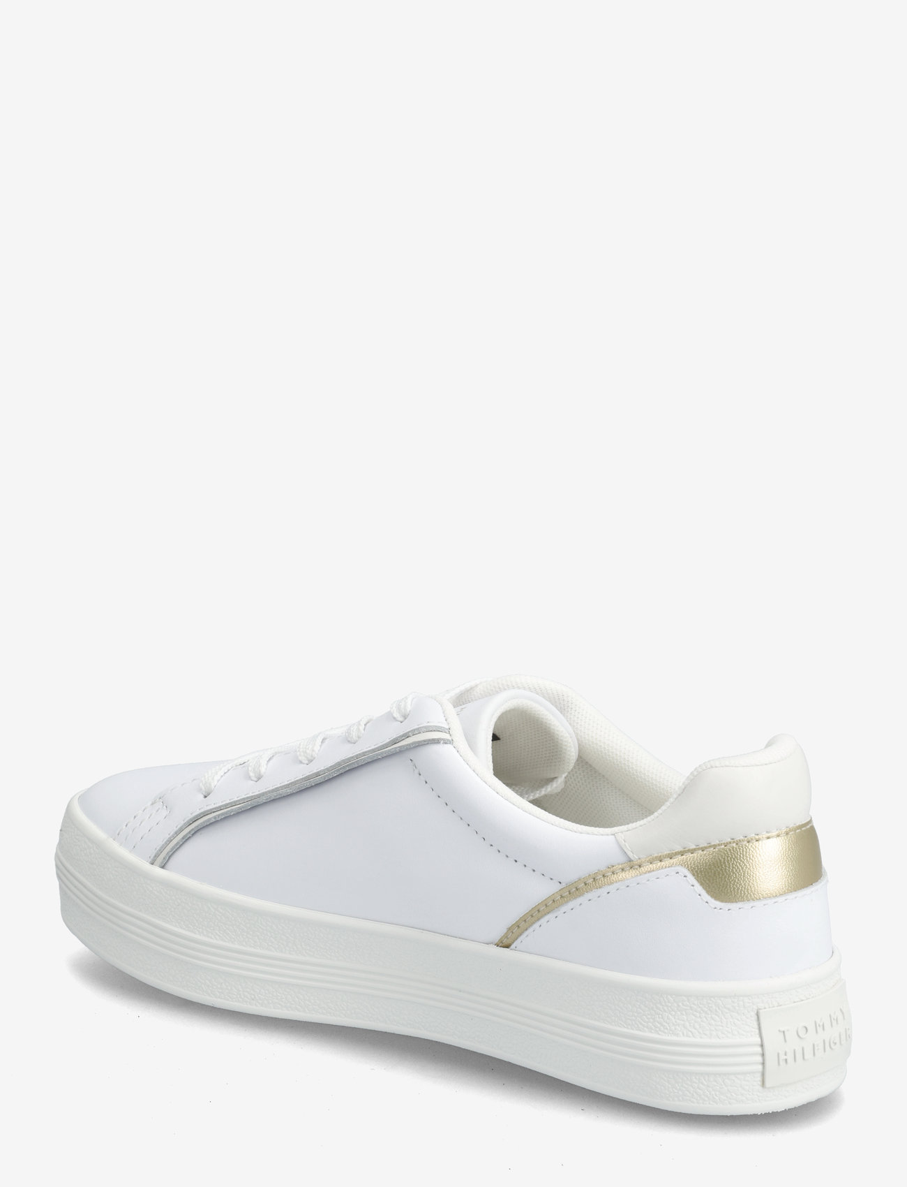 Tommy Hilfiger - ESSENTIAL VULC SNEAKER - konfirmationstøj - white/gold - 2