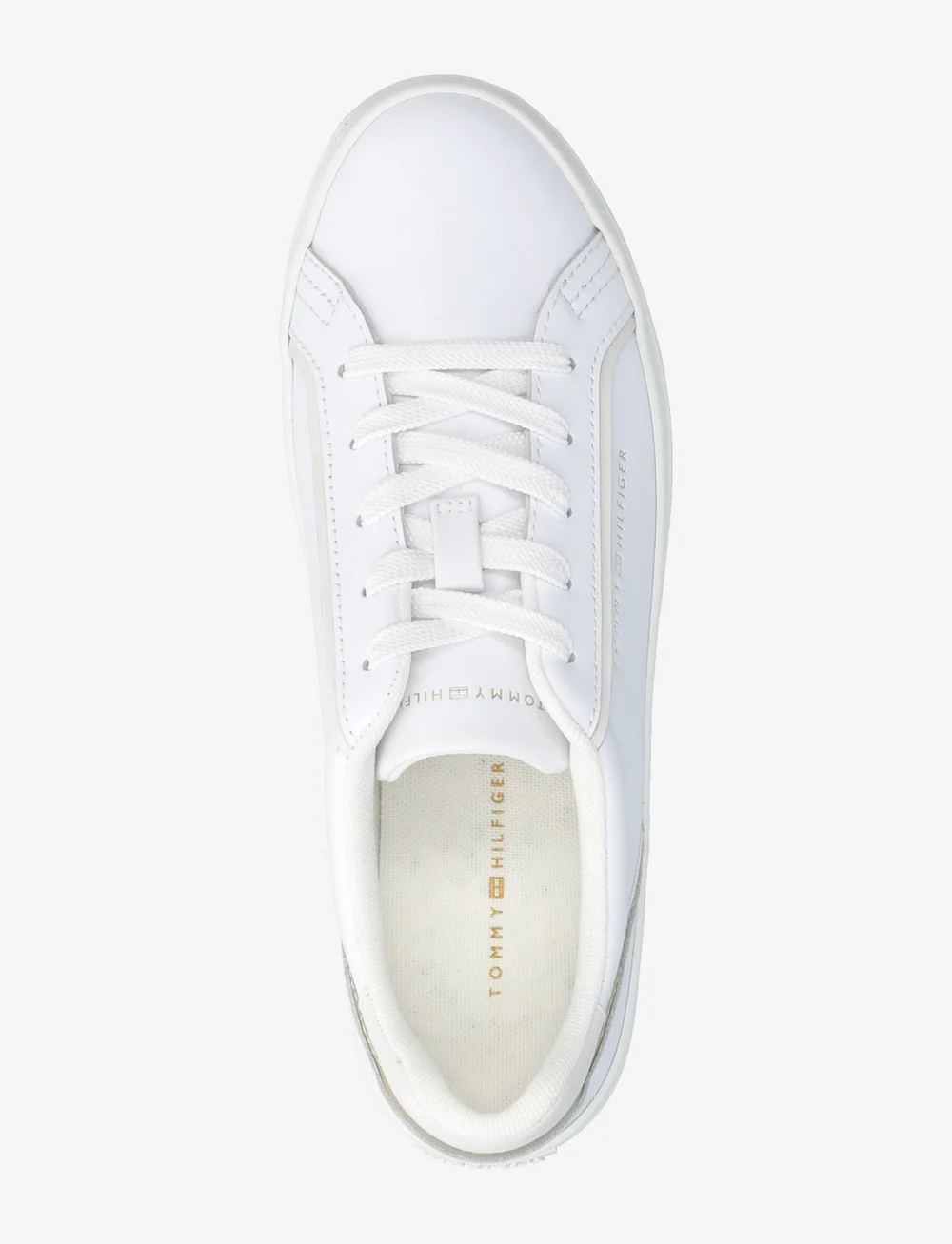 Tommy Hilfiger - ESSENTIAL VULC SNEAKER - konfirmatsioon - white gold - 3