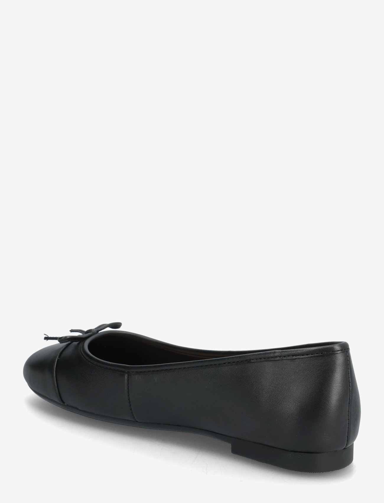 Tommy Hilfiger - TOE CAP LEATHER BALLERINA - black - 2