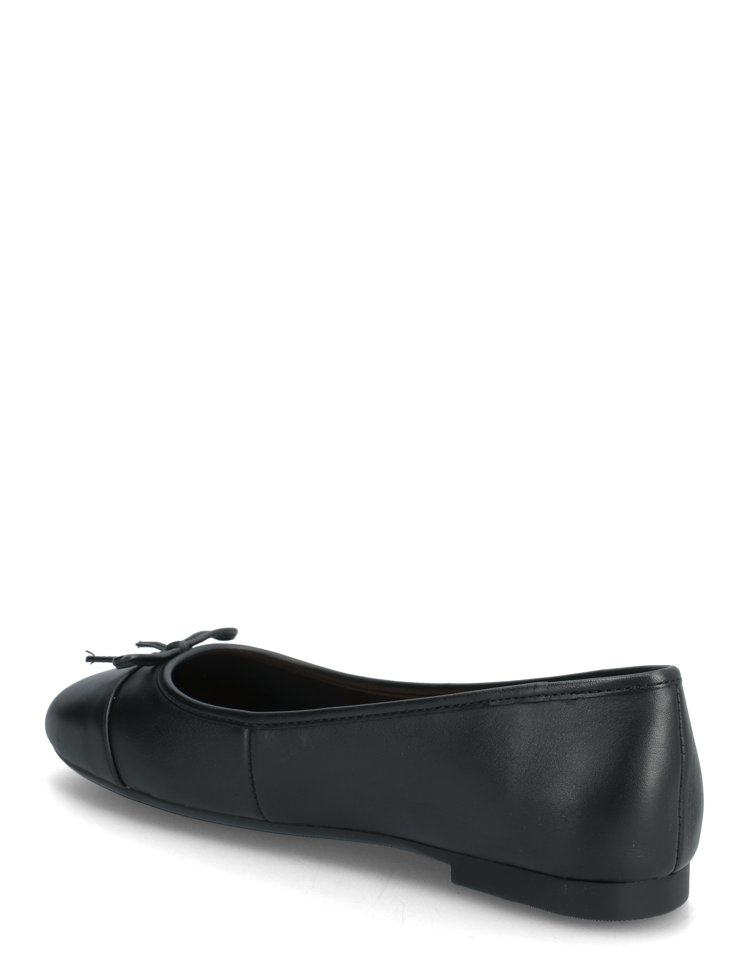 Tommy Hilfiger - TOE CAP LEATHER BALLERINA - black - 2